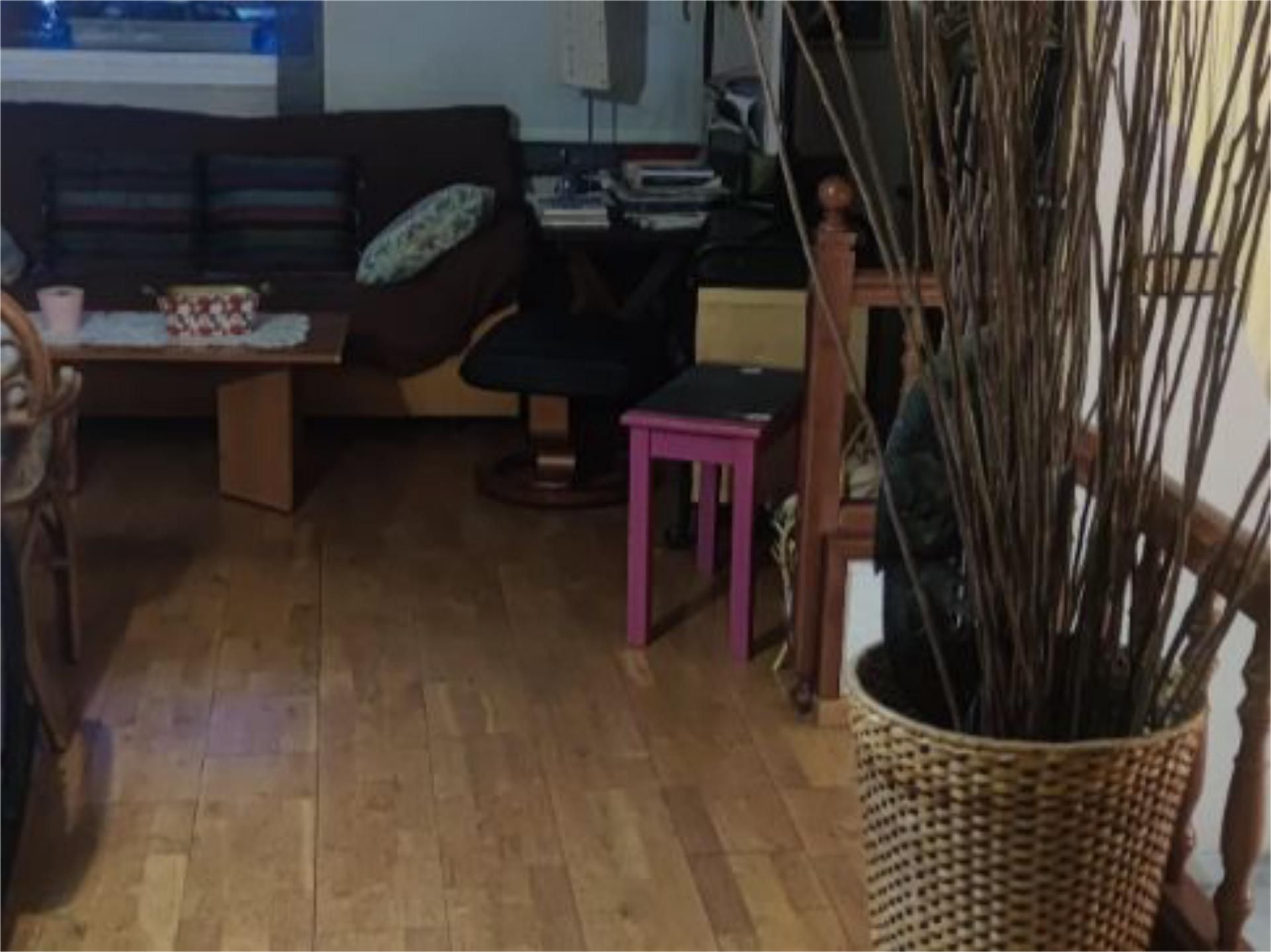 Living room of Single-family semi-detached for rent in Sant Boi de Llobregat  with Parquet flooring, Terrace and Furnished