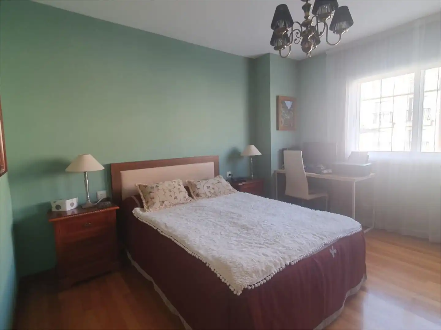 Schlafzimmer von Wohnung zum Verkauf in Betanzos mit Heizung, Parkett und Abstellraum