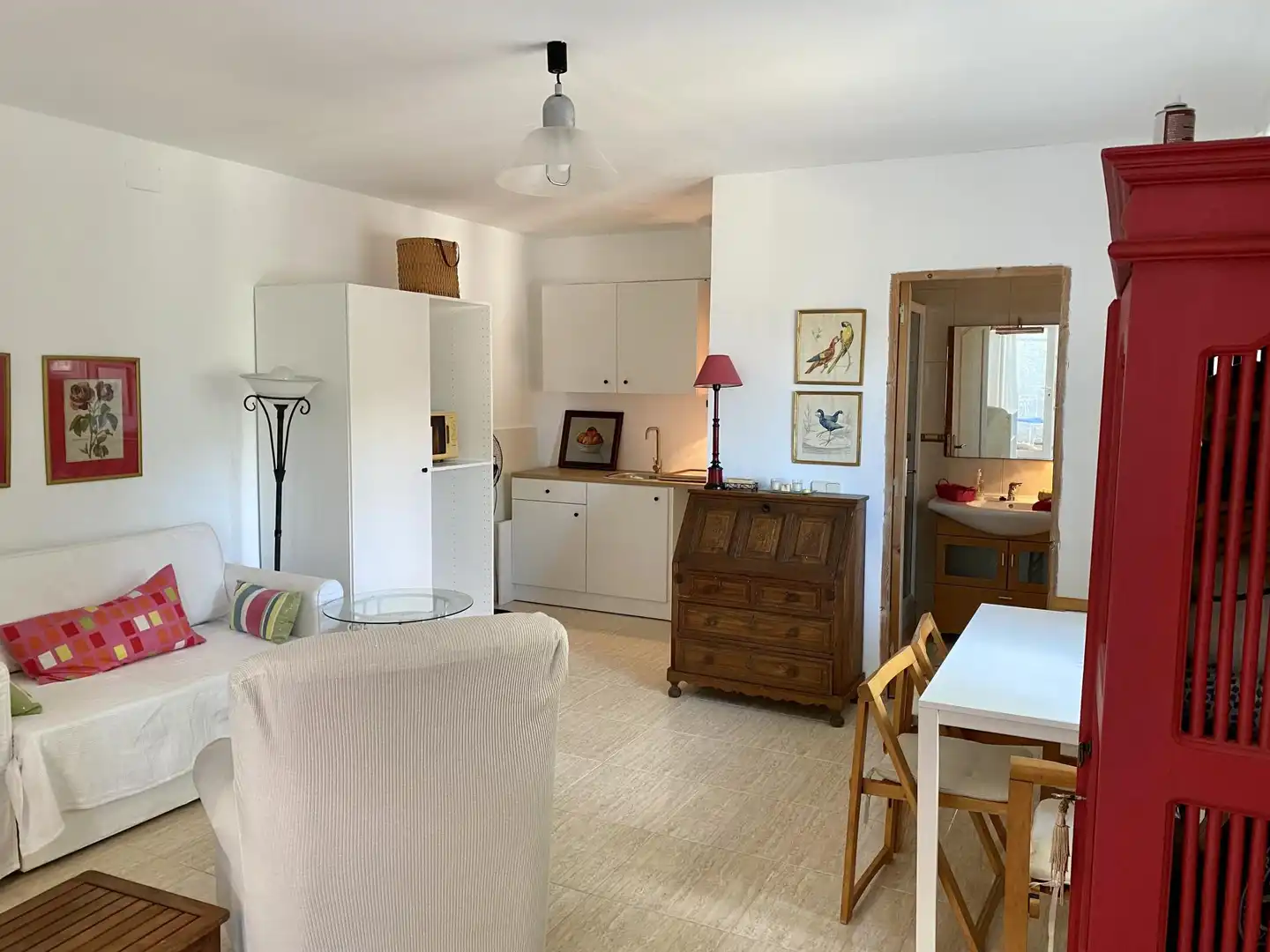 Loft zur Miete in Calle Isla la Horadada, 10, Alcalà de Xivert Wohnzimmer von Loft zur Miete in Alcalà de Xivert mit Terrasse, Schwimmbad und Balkon