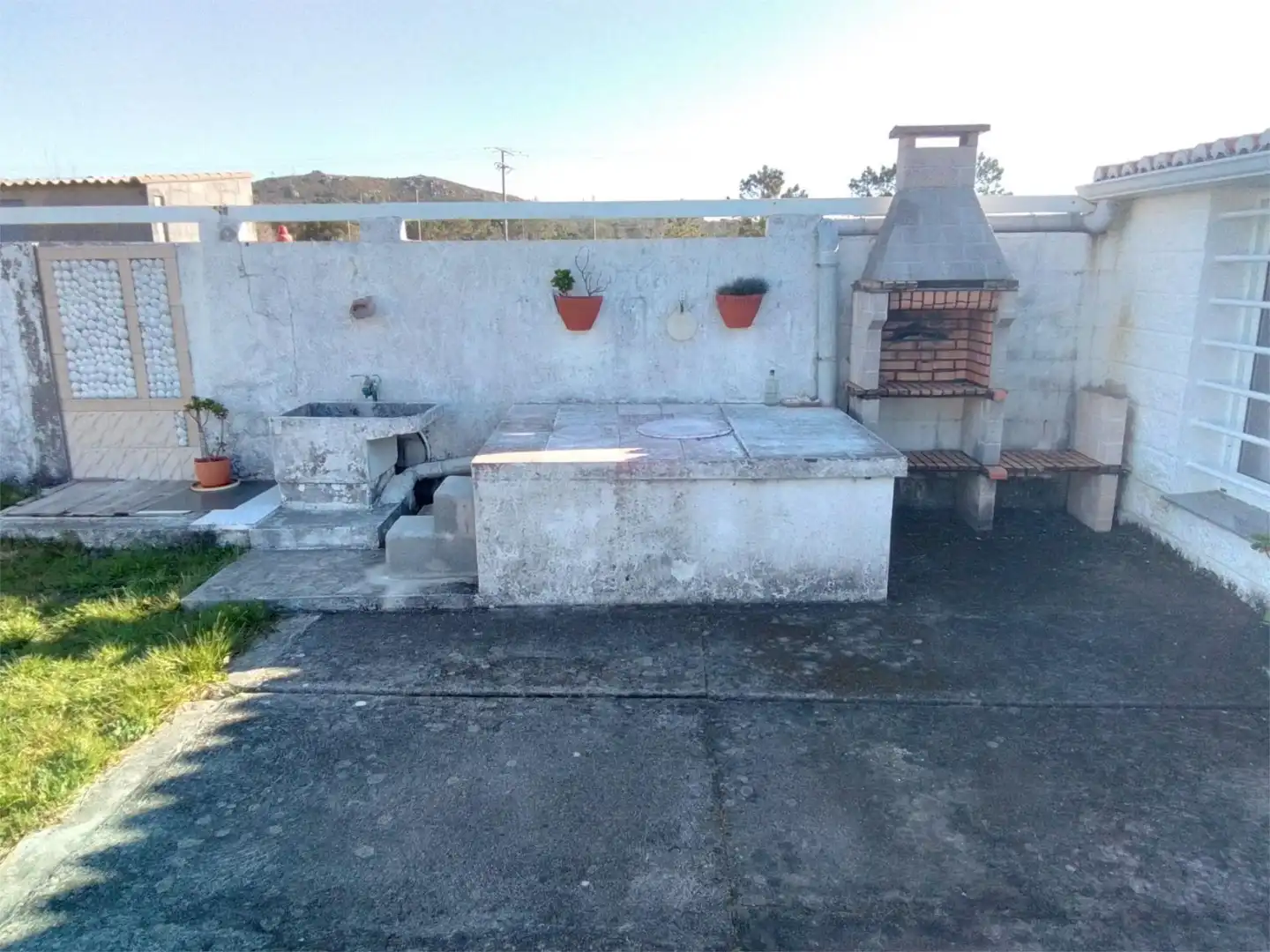 Finca rústica en venta en Estrada Faro, 12, Corrubedo Jardín de Finca rústica en venta en Ribeira