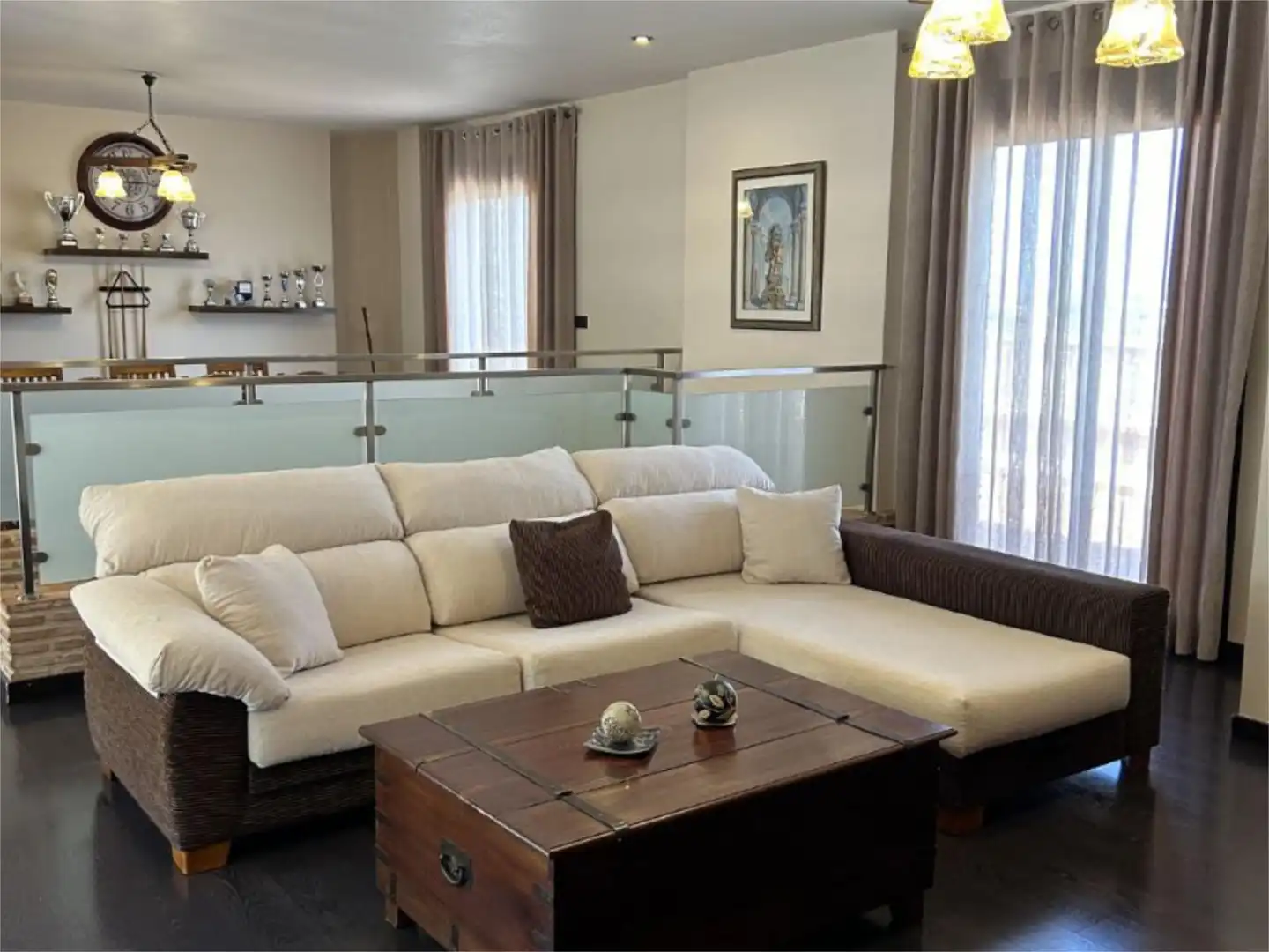 Habitació a Calle Mayor, 2, El Esparragal Sala d'estar de Casa o xalet per a compartir en Murcia amb Aire condicionat, Calefacció i Parquet