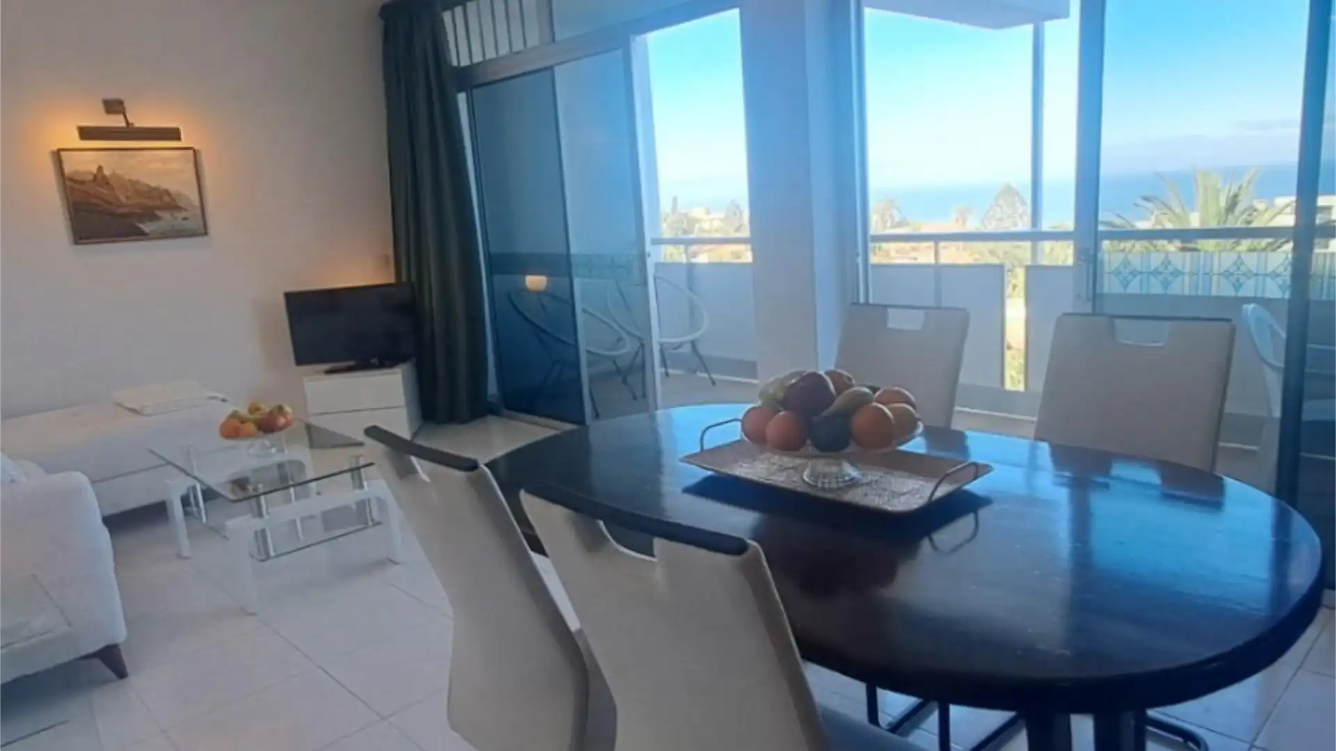 Dining room of Flat for rent in Puerto de la Cruz  with Terrace, Swimming Pool and Furnished