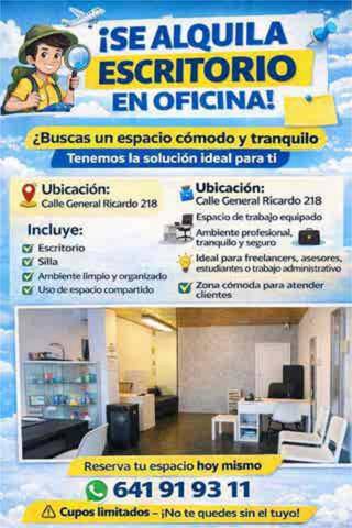 Oficina en Alquiler en Puerta Bonita