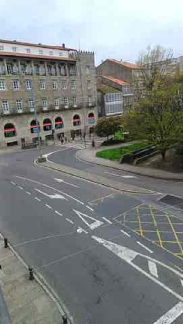 Vista exterior de Apartamento en venta en Santiago de Compostela  con Terraza