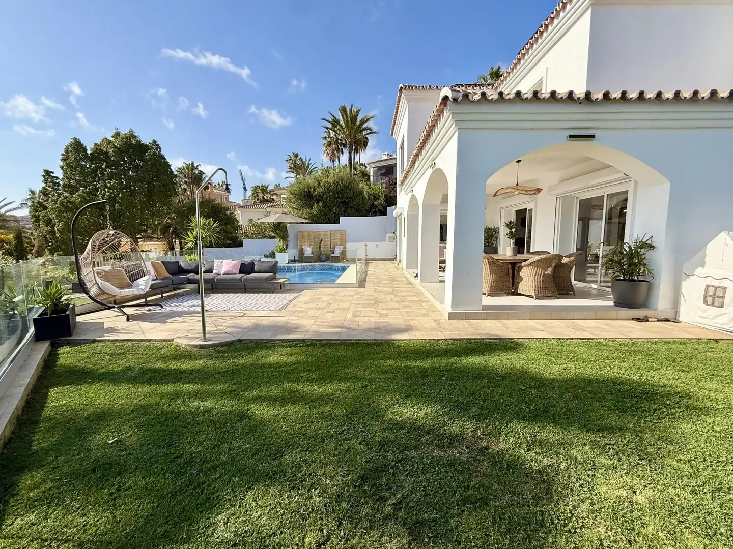 Houses for sale in Calle Ágata, 50, Riviera del Sol Exterior view of Houses for sale in Mijas with Air Conditioner, Terrace and Swimming Pool