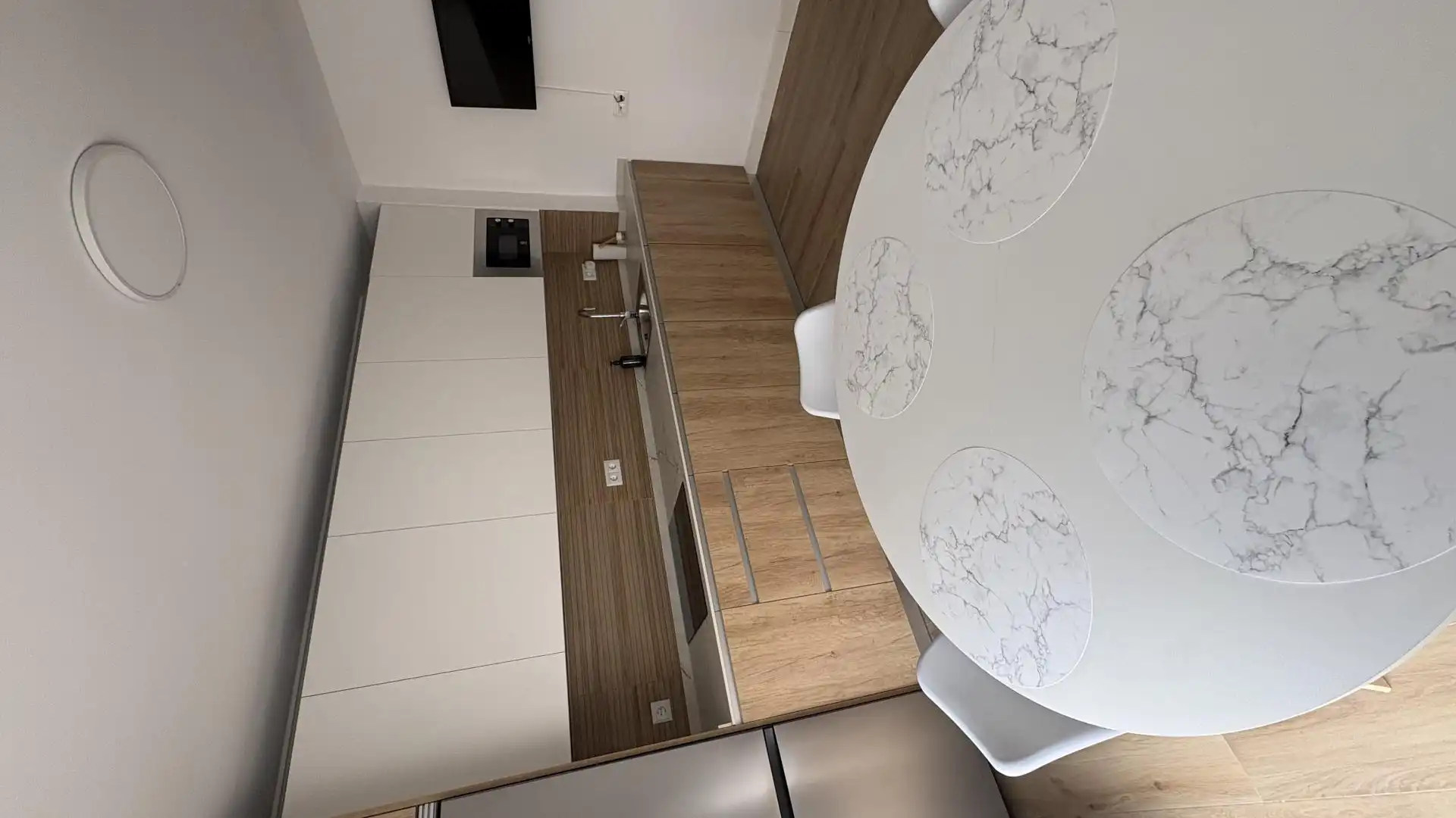 Cuina de Pis de lloguer en Algarrobo amb Aire condicionat, Parquet i Terrassa