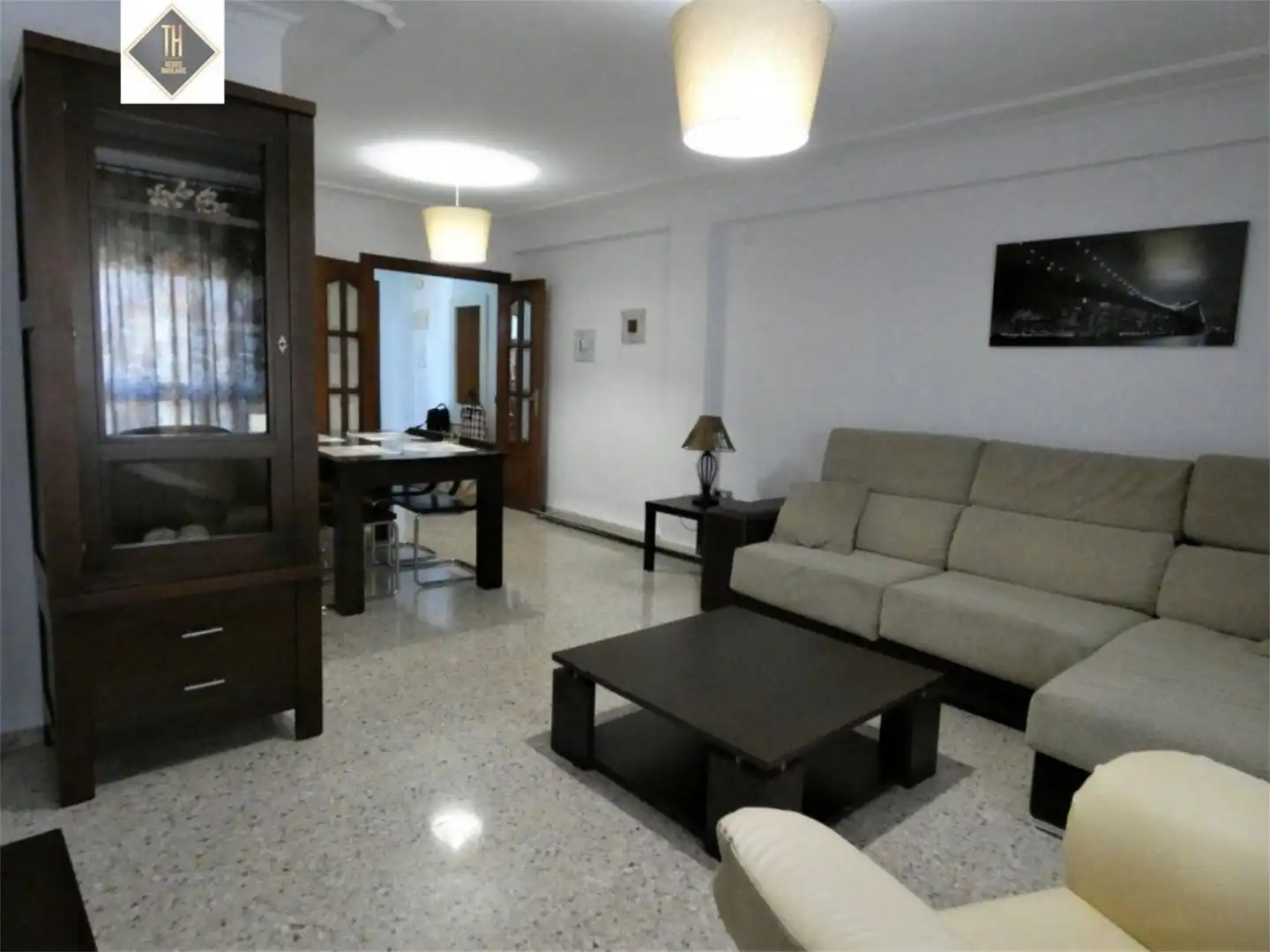Room in Calle Corregidor Nicolás Isidro, 21, Portada Alta - Pol. Crta. De Cártama Living room of Flat for share in Málaga