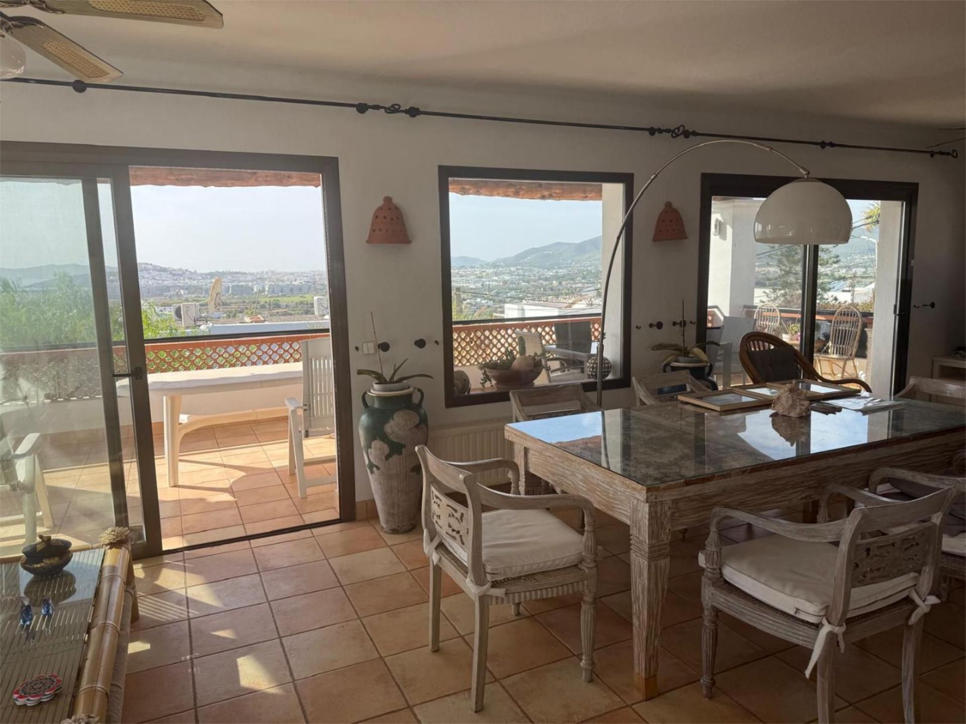 Dining room of Country homes for sale in Eivissa  with Air Conditioner, Heating and Terrace