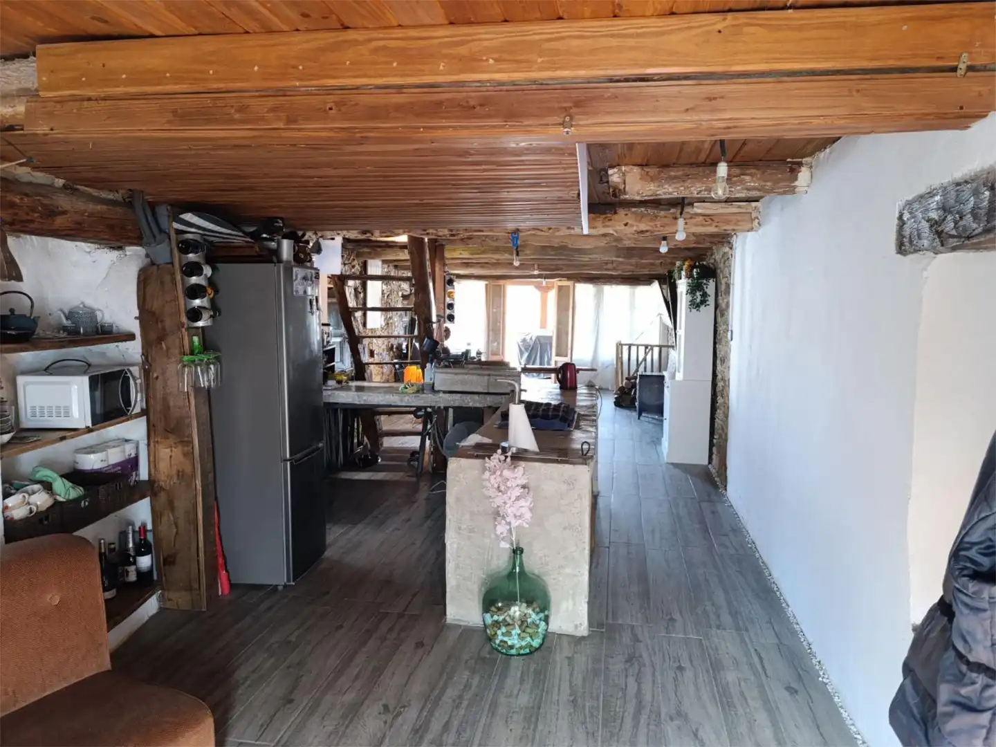 Cocina de Casa adosada en venta en Toreno con Calefacción, Terraza y Piscina