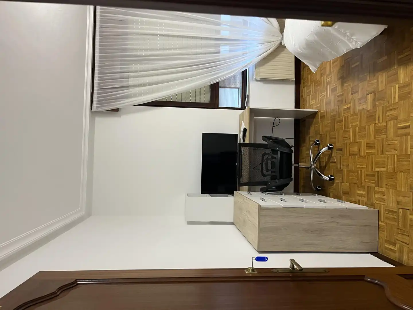 Living room of Study for share in Langreo  with Parquet flooring, Furnished and Video intercom