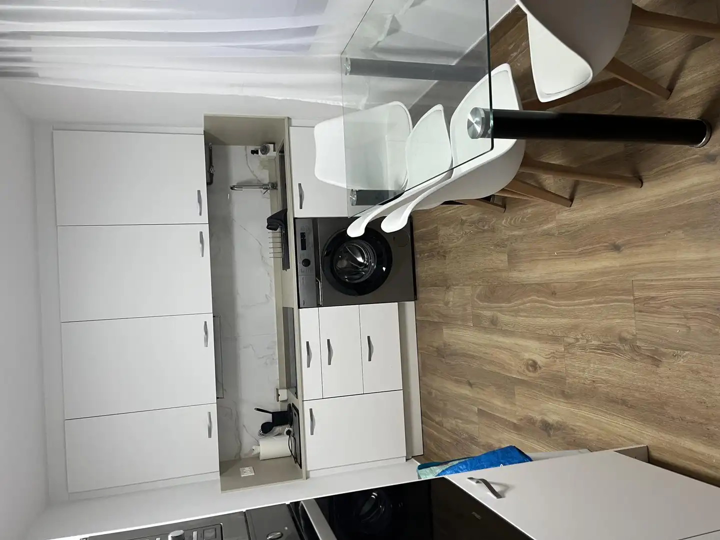 Kitchen of Study for share in Langreo  with Parquet flooring, Furnished and Video intercom