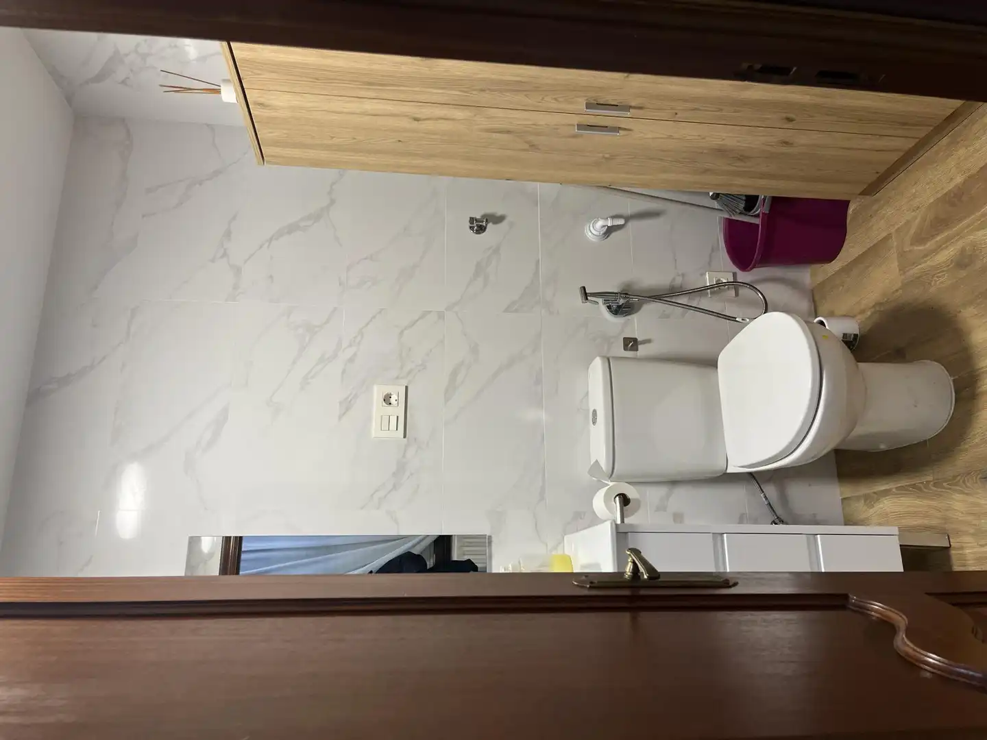 Bathroom of Study for share in Langreo  with Parquet flooring, Furnished and Video intercom