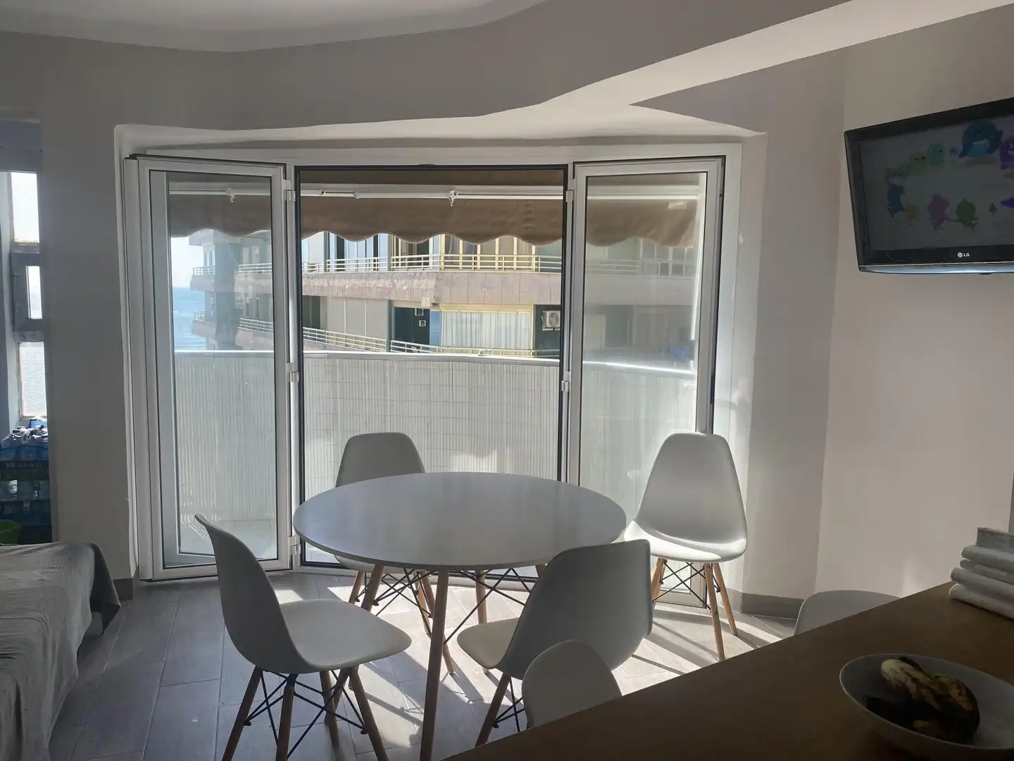 Flat for rent in Carrer d'Isaac Peral, 21, El Perelló Dining room of Flat for rent in Sueca with Air Conditioner, Heating and Furnished
