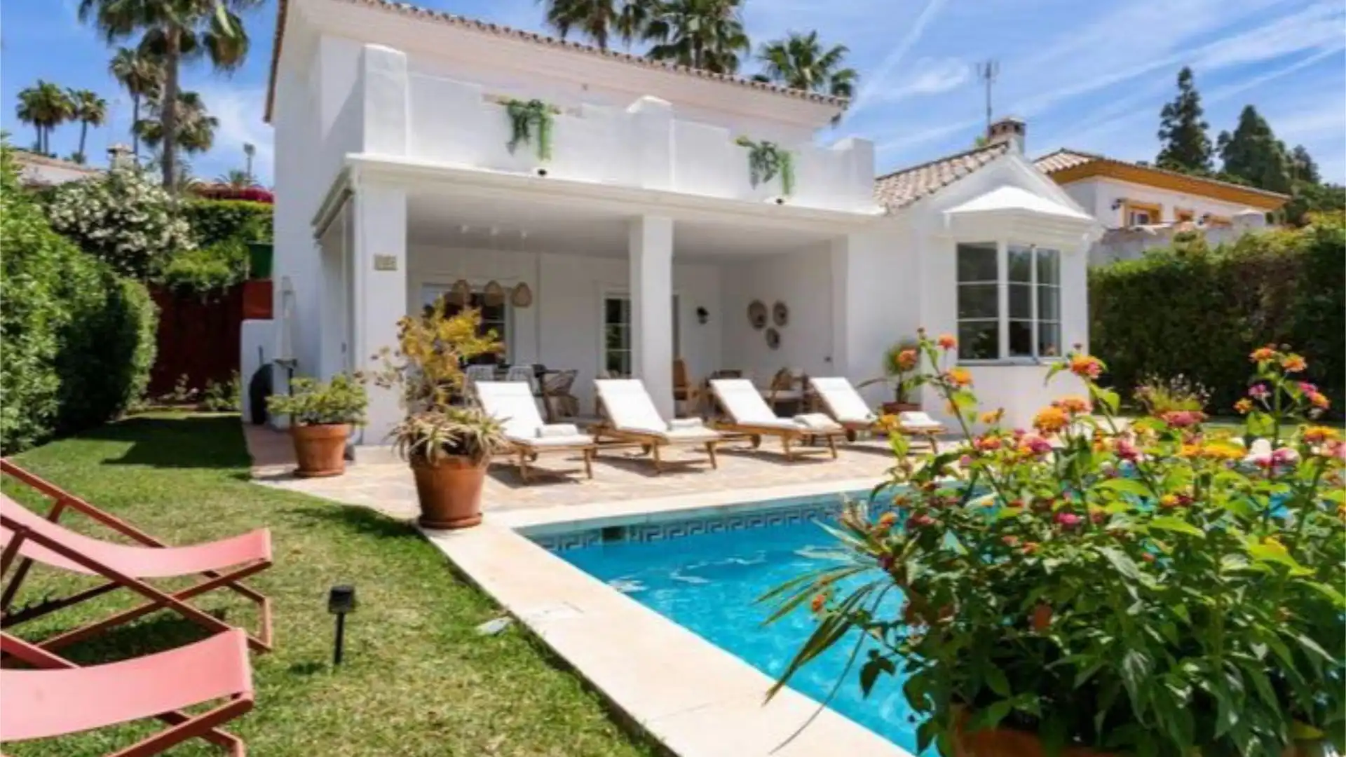 Casa adosada de lloguer a Avenida del Cortijo, 5, Calahonda Jardí de Casa adosada de lloguer en Mijas amb Aire condicionat, Terrassa i Piscina