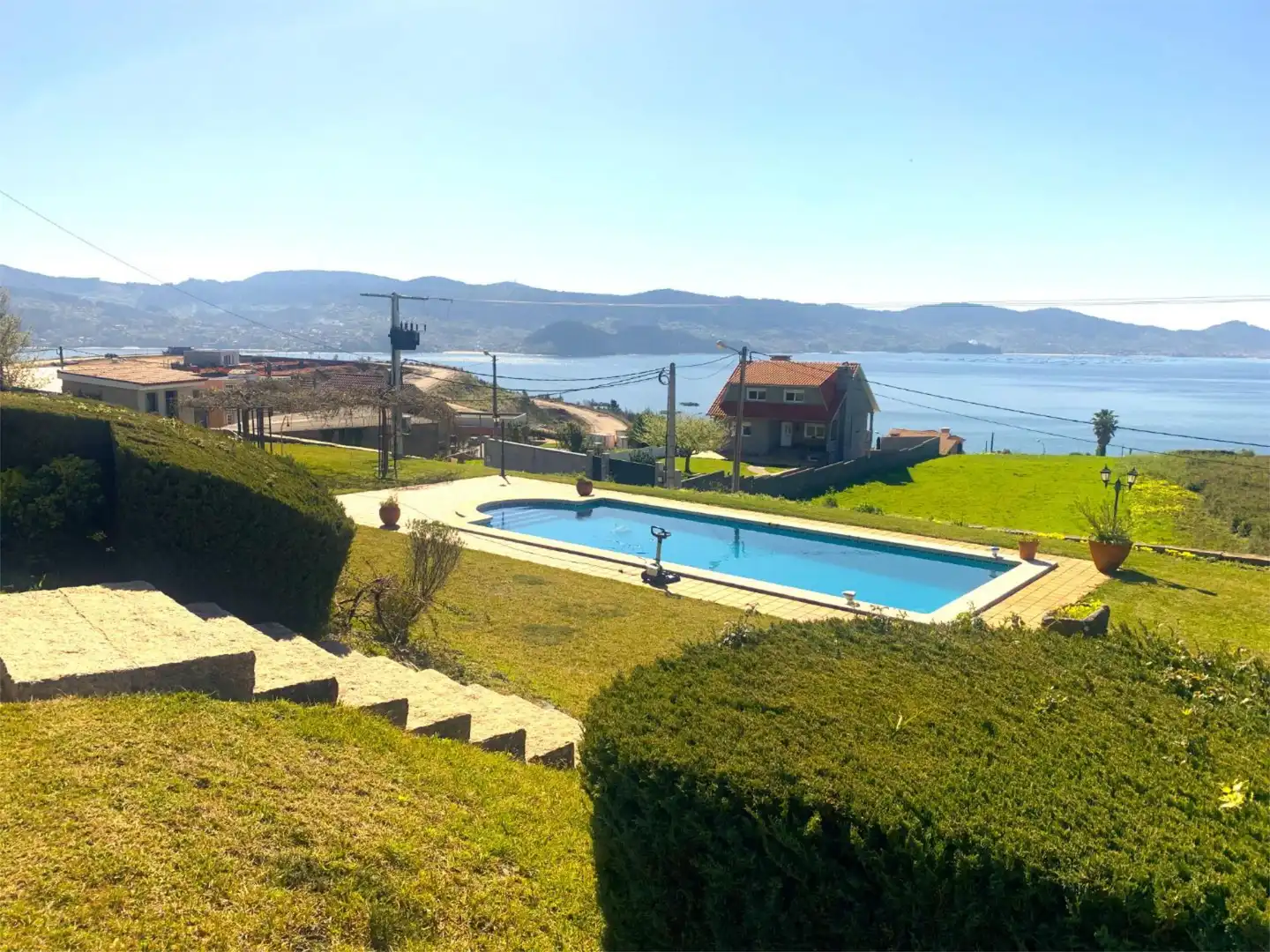 Houses for sale in Lugar Granxa, 44, Dorrón Swimming pool of Houses for sale in Sanxenxo with Heating, Private garden and Terrace