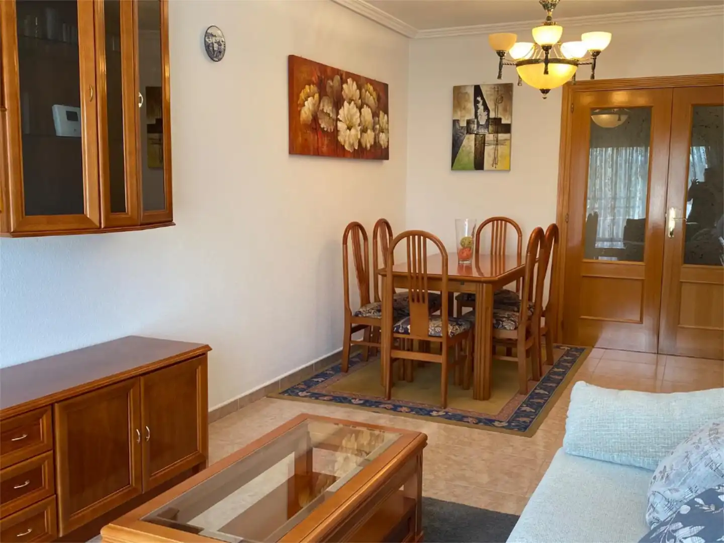 Wohnung zur Miete in Calle las Eras, 12, Sur Esszimmer von Wohnung zur Miete in Ávila Capital mit Terrasse