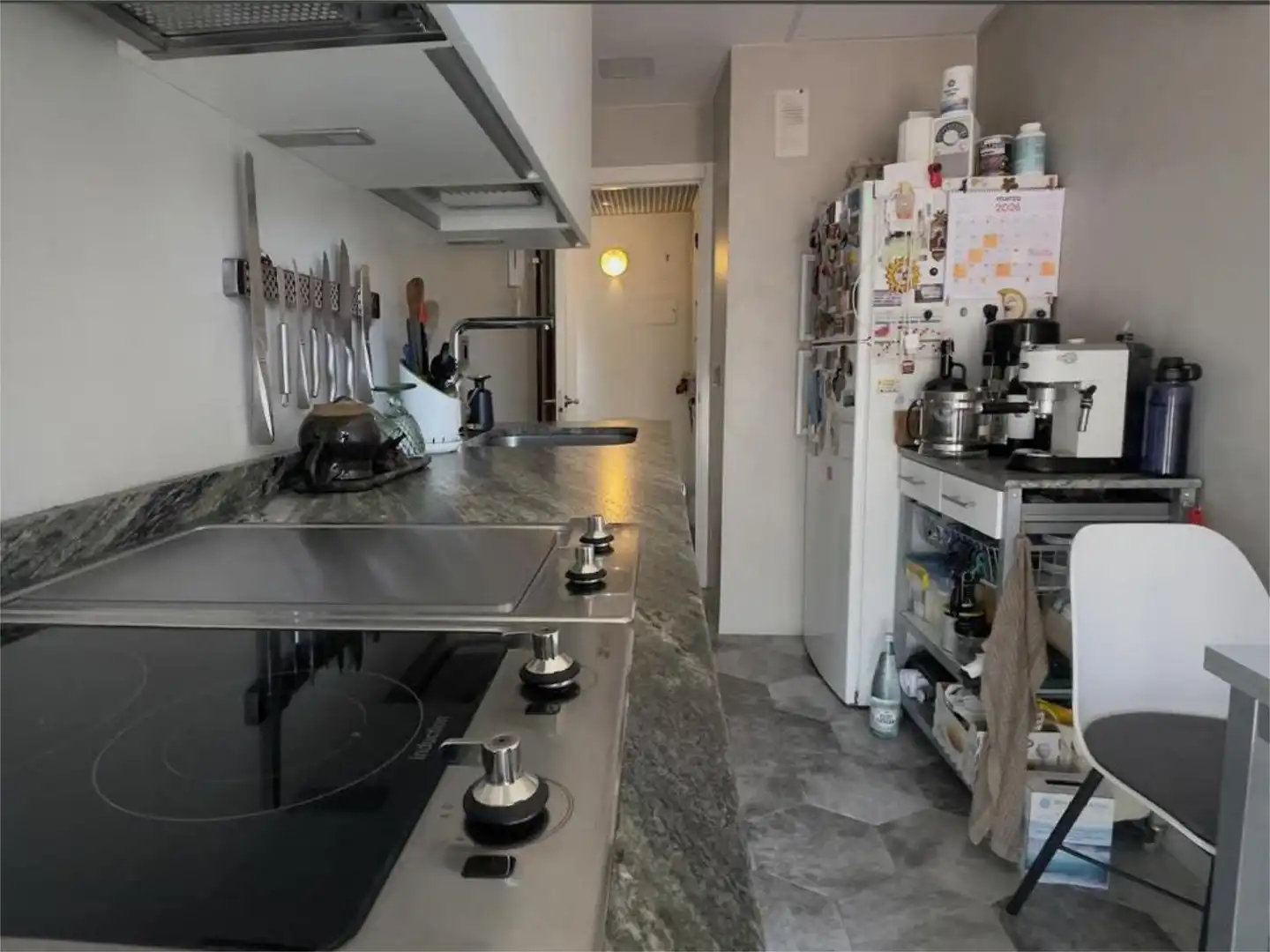 Piso de alquiler en Glorieta de la Puerta de Toledo, 5, Imperial Cocina de Piso de alquiler en Madrid Capital con Aire acondicionado y Balcón