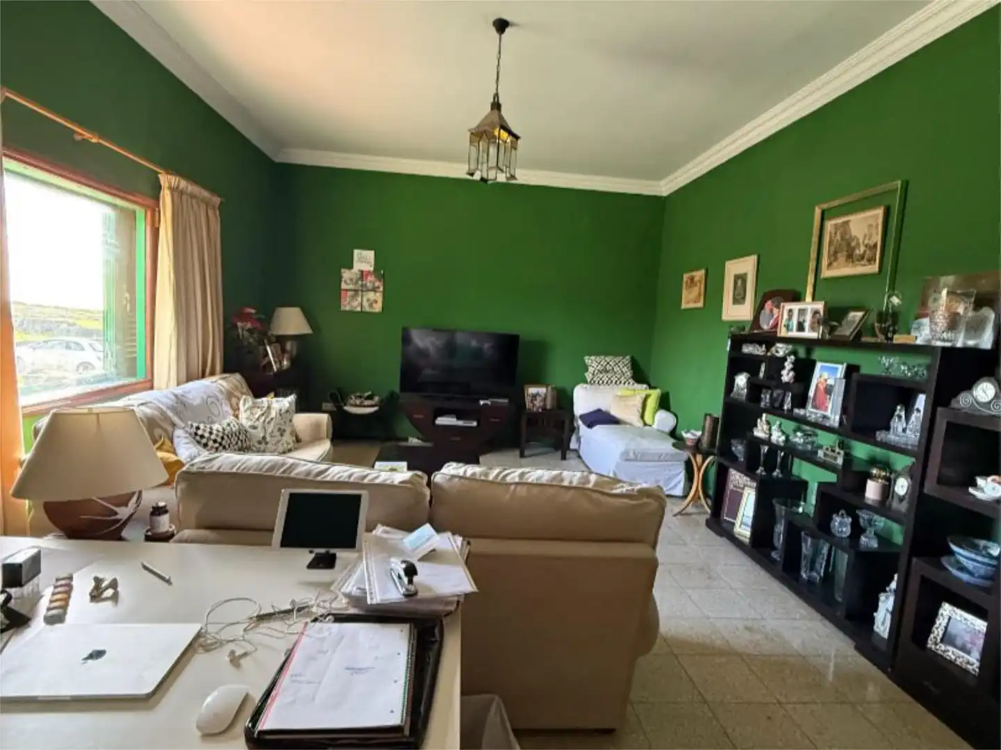 Sala de estar de Finca rústica en venta en Tías con Terraza, Piscina y Balcón