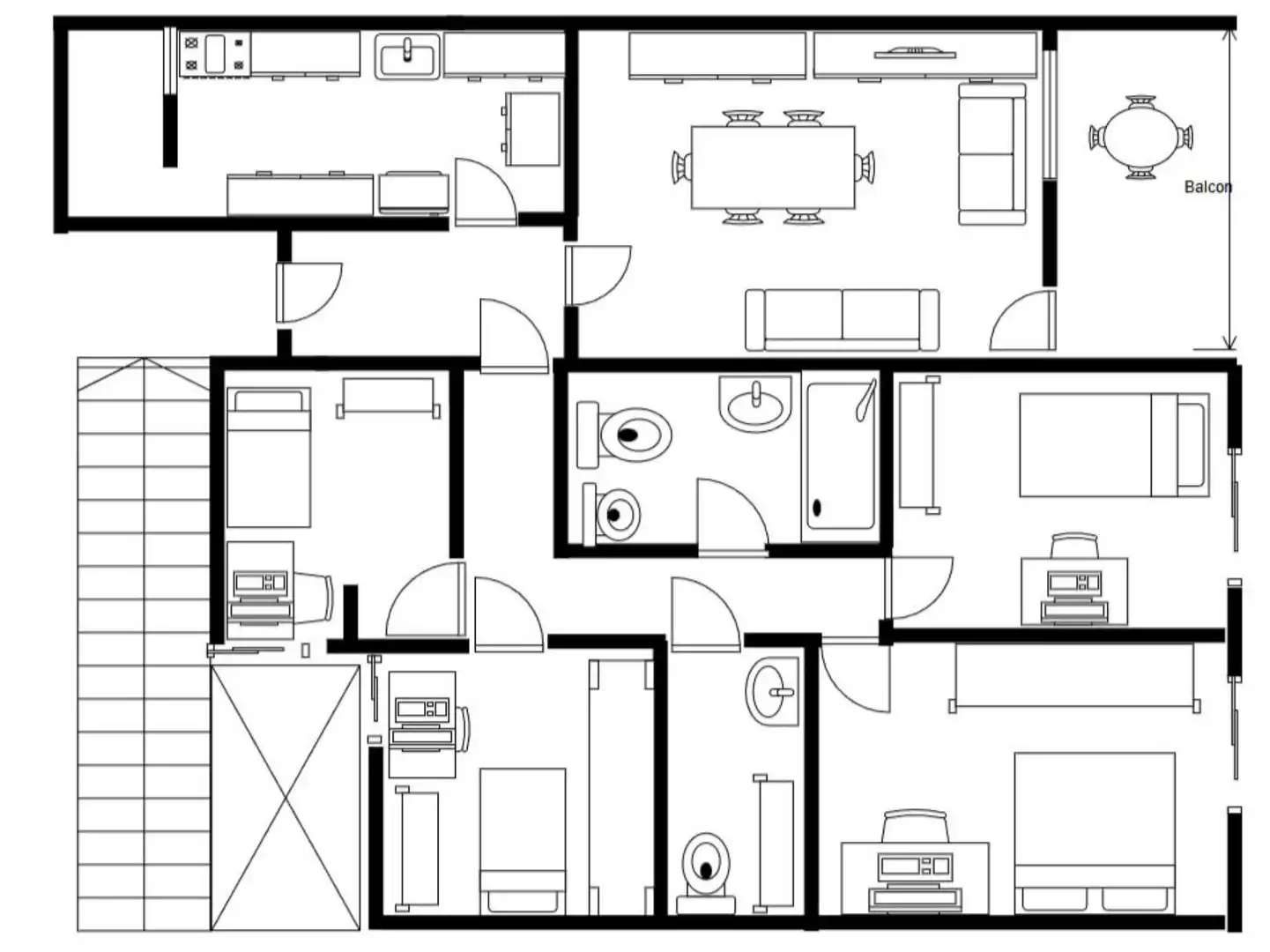 Flat for rent in Carretera Nora Guadalupe, 1, Guadalupe Flat for rent in Murcia with Air Conditioner, Furnished and Balcony