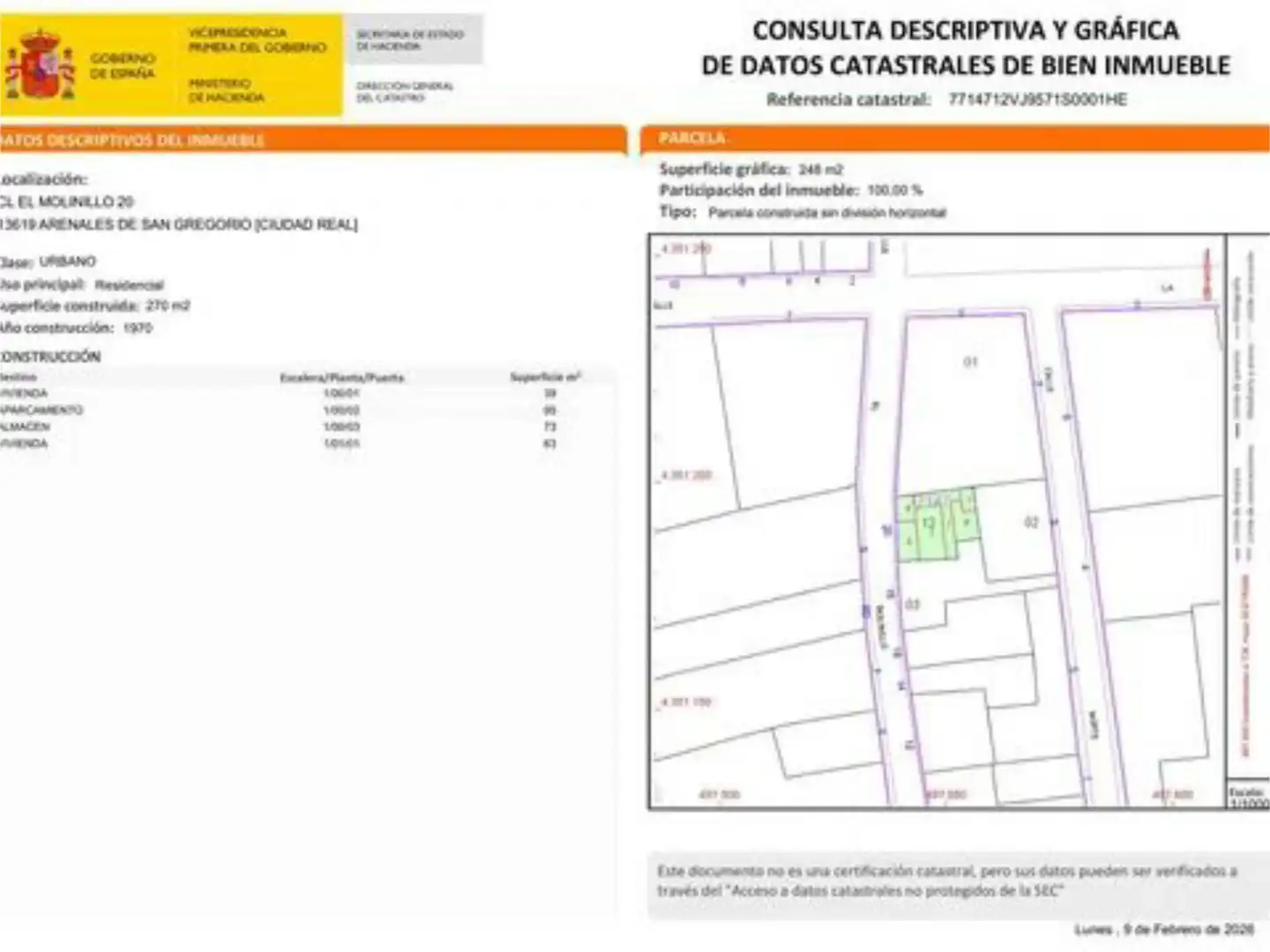 Casa adosada en venta en Calle el Molinillo, 20, Arenales de San Gregorio Casa adosada en venta en Arenales de San Gregorio con Calefacción, Jardín privado y Trastero