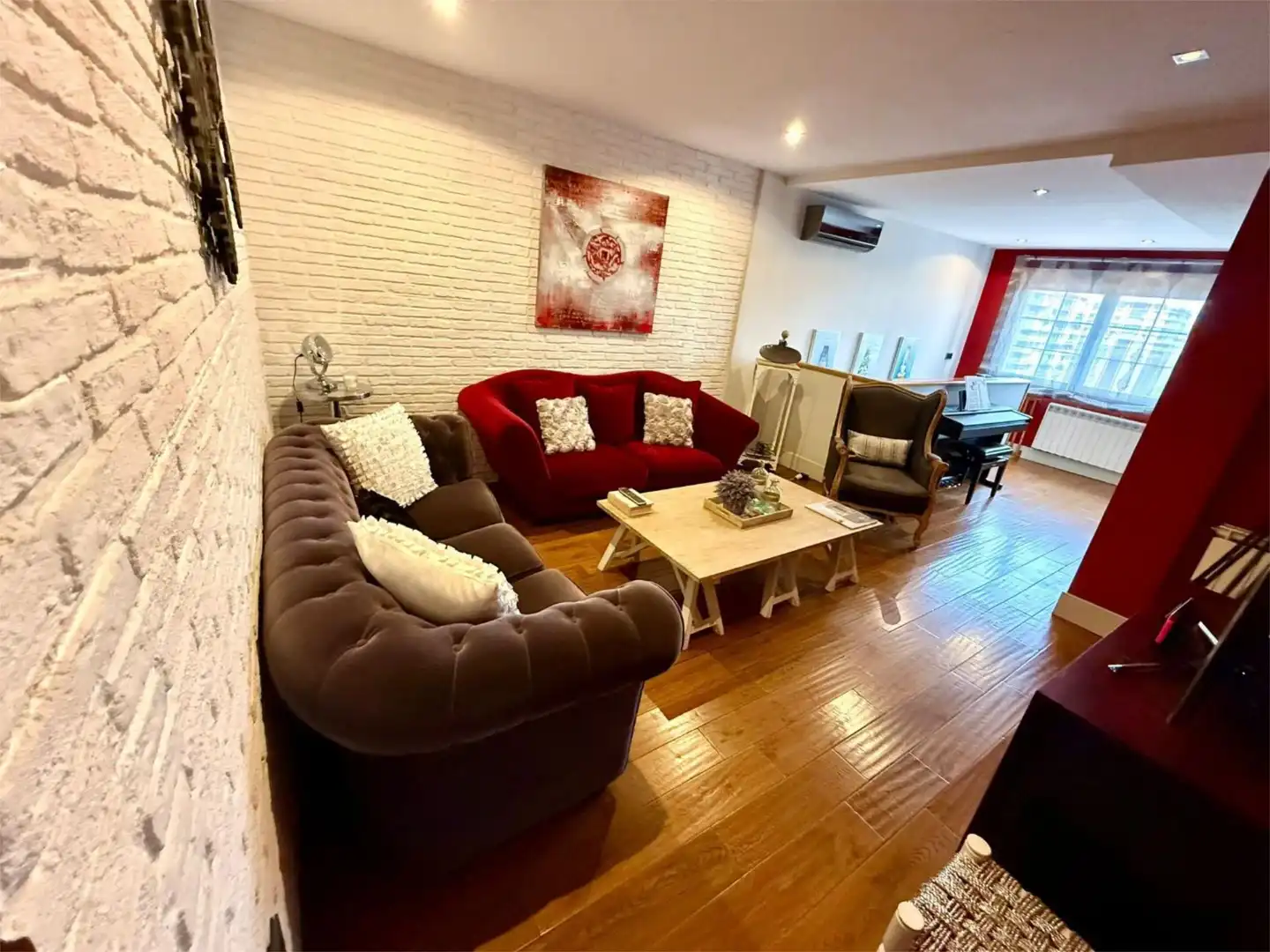 Living room of Flat for sale in Alcorcón  with Air Conditioner, Terrace and Balcony