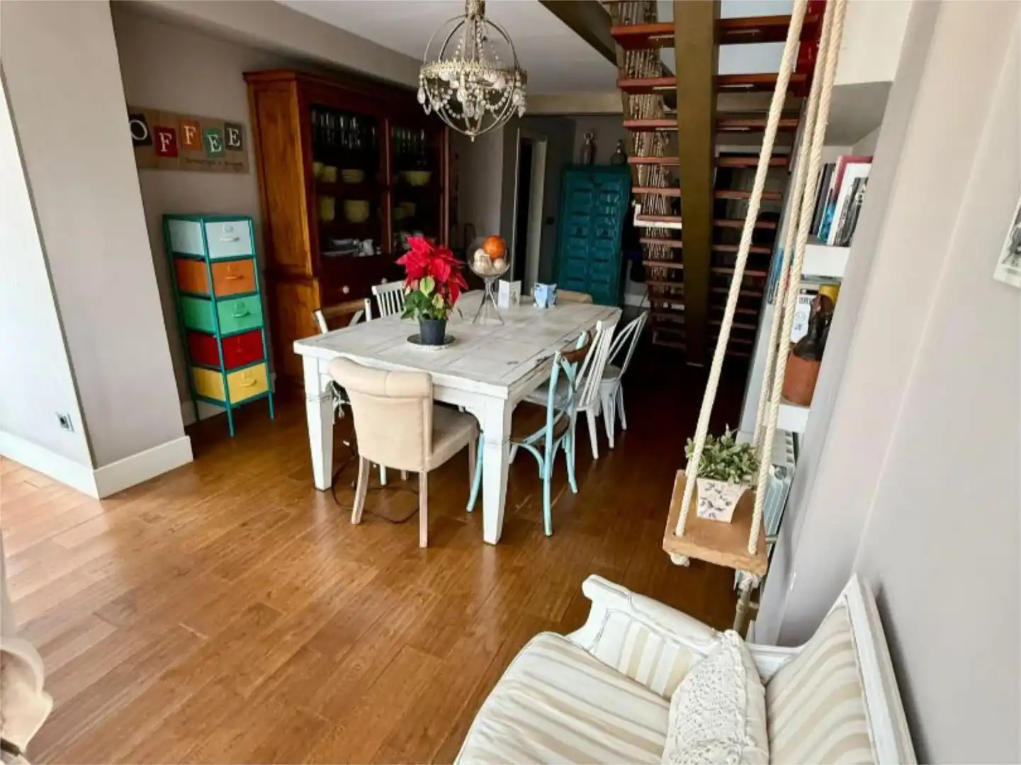 Dining room of Flat for sale in Alcorcón  with Air Conditioner, Terrace and Balcony