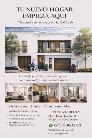 Terreno en Venta en Plaza D. Quijote de la Mancha, 8 en Malpartida de Cáceres