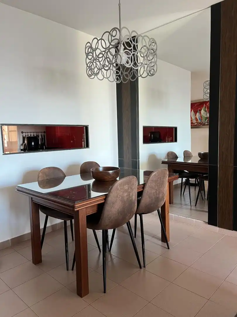Comedor de Piso de alquiler en El Portil con Aire acondicionado, Calefacción y Jardín privado