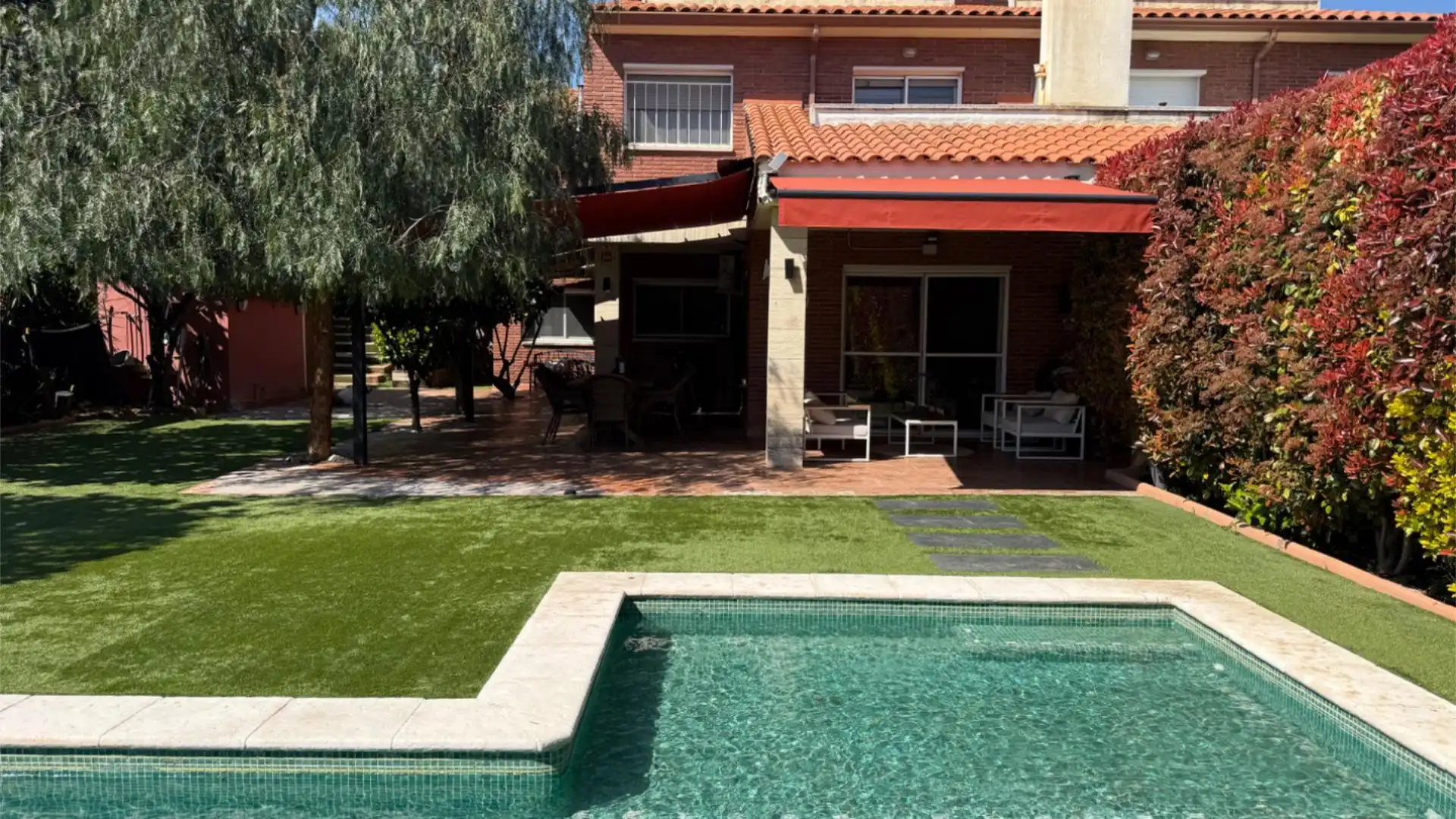 Casa adosada en venta en Avinguda L'onze de Setembre, 32, Bigues i Riells del Fai Jardín de Casa adosada en venta en Bigues i Riells del Fai con Aire acondicionado, Terraza y Piscina