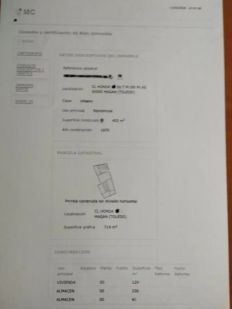 Casa adosada en venta en Magán