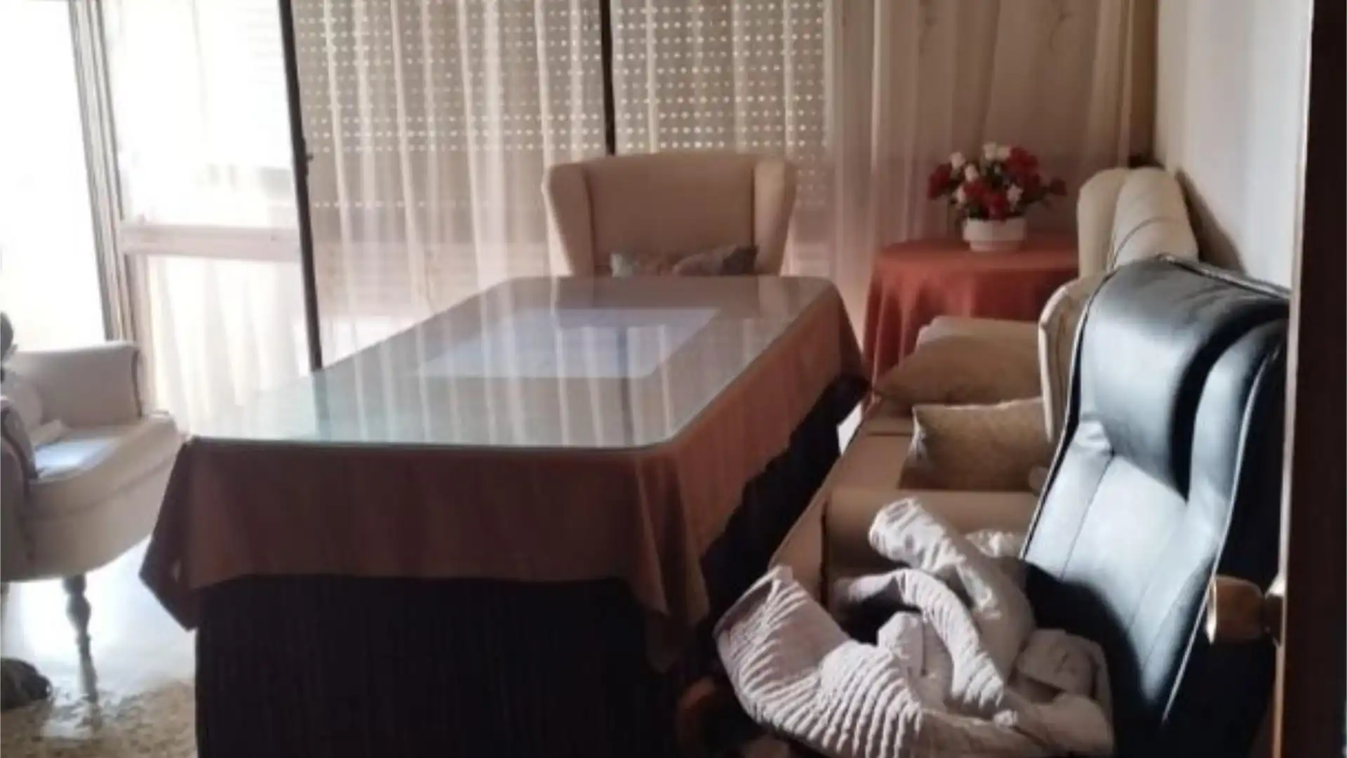 Dining room of Flat for sale in Villanueva de Córdoba  with Air Conditioner, Terrace and Furnished