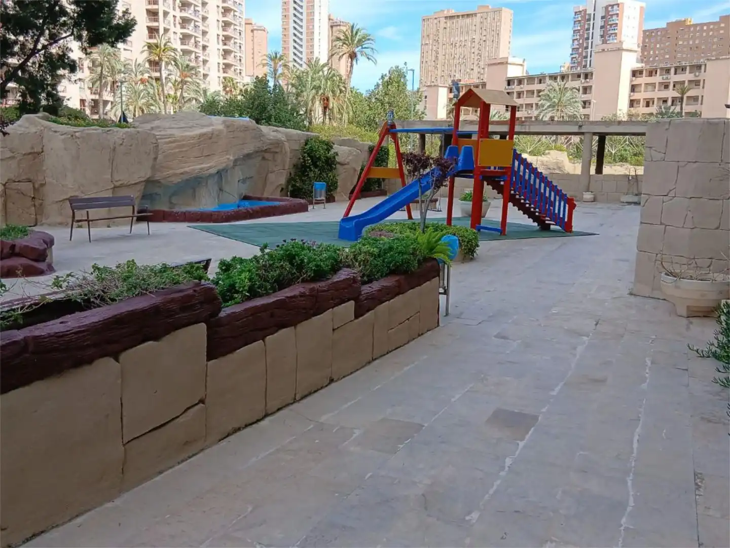 Terrasse von Wohnung zum Verkauf in Villajoyosa / La Vila Joiosa mit Klimaanlage, Terrasse und Schwimmbad