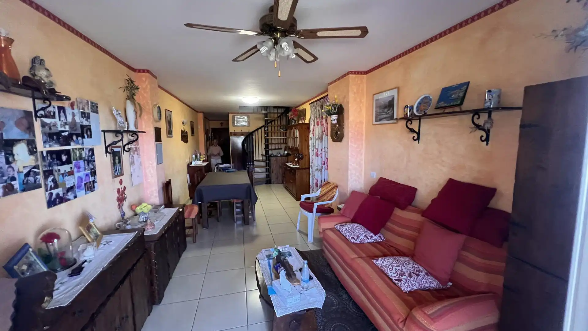 Living room of Flat for sale in Arona  with Terrace, Furnished and Community parking