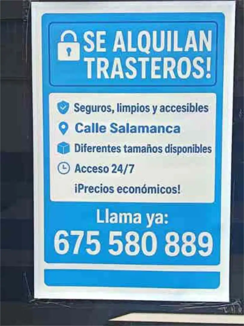 Storage room for rent in  Albacete Capital