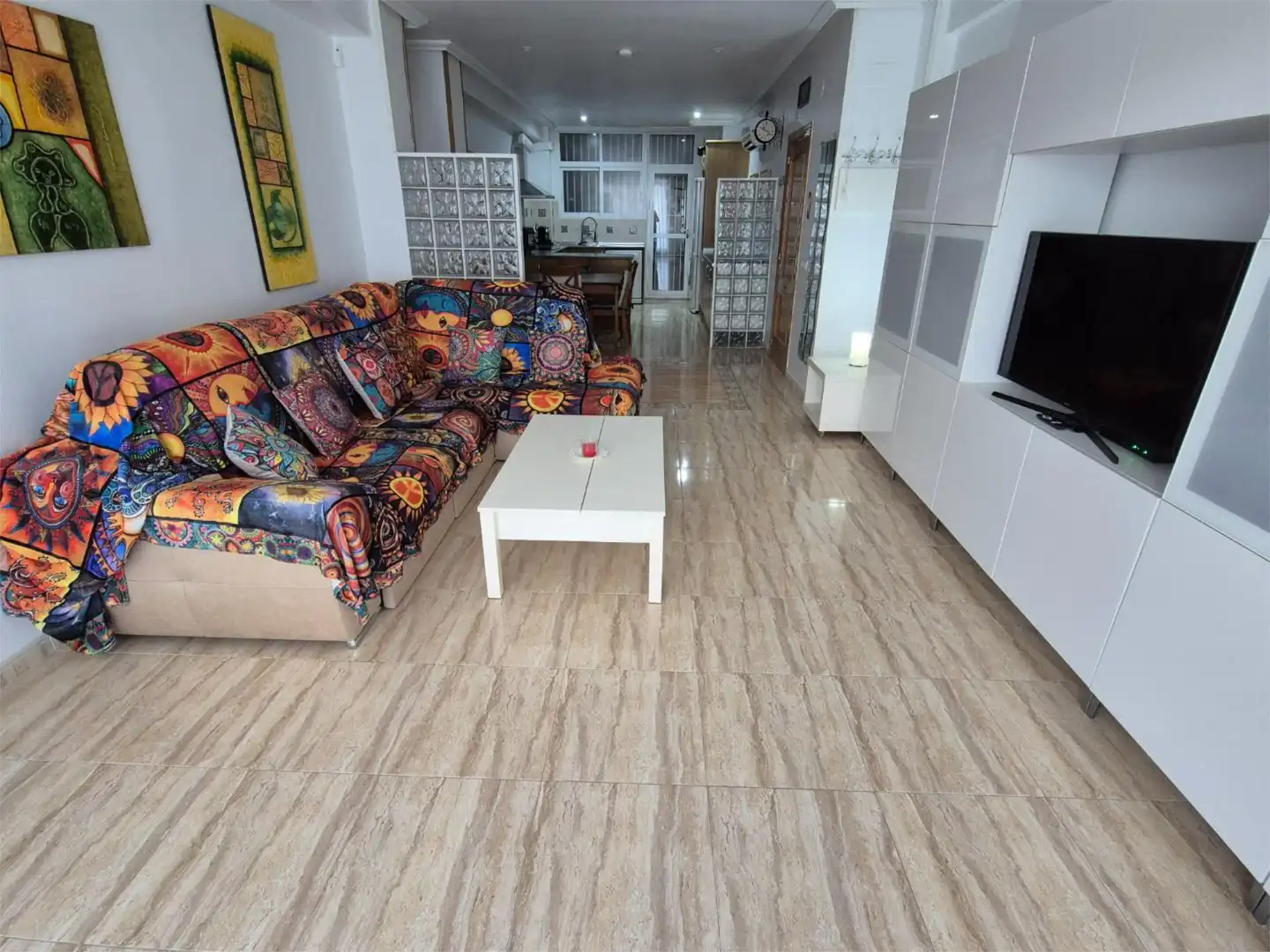 Pis en venda a Carrer Escullera, 4, Gandia Sala d'estar de Pis en venda en Gandia amb Aire condicionat i Terrassa