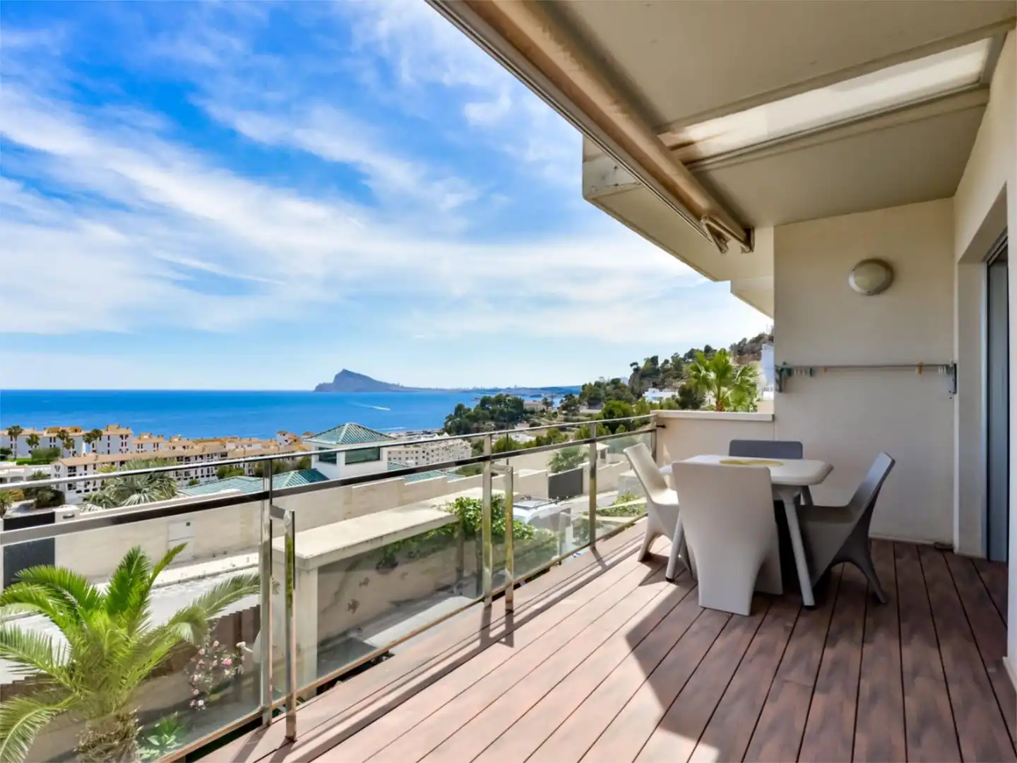 Terrasse von Wohnung zum Verkauf in Altea mit Klimaanlage, Terrasse und Schwimmbad
