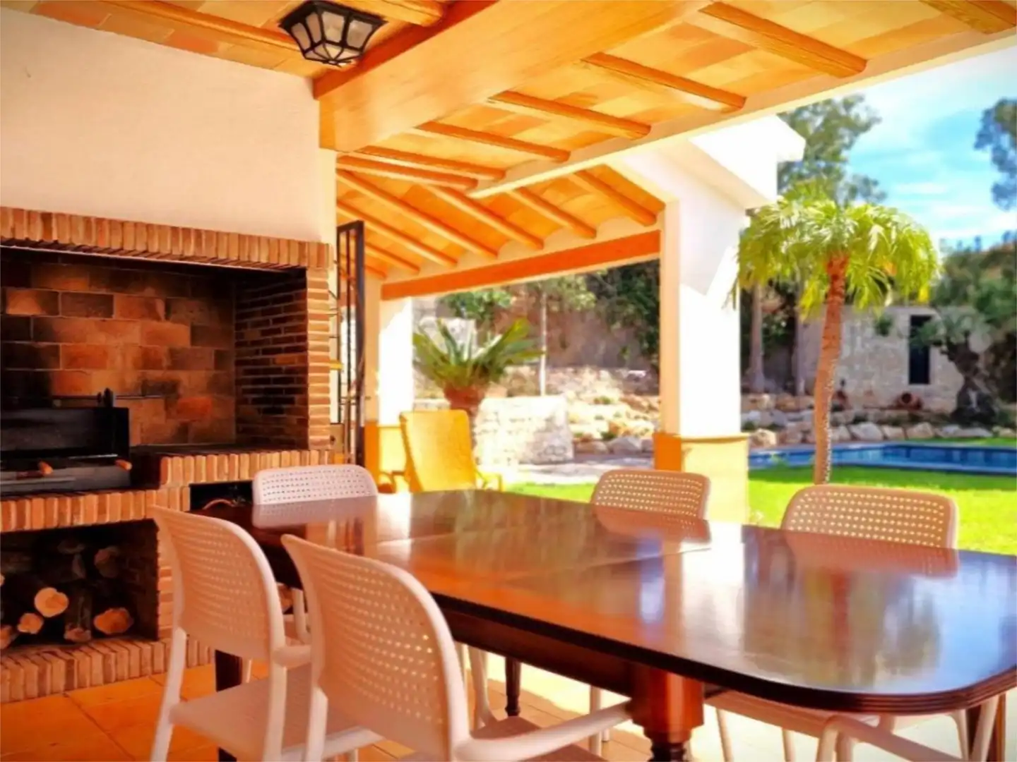 Terrassa de Casa o xalet de lloguer en Gandia amb Aire condicionat, Calefacció i Jardí privat