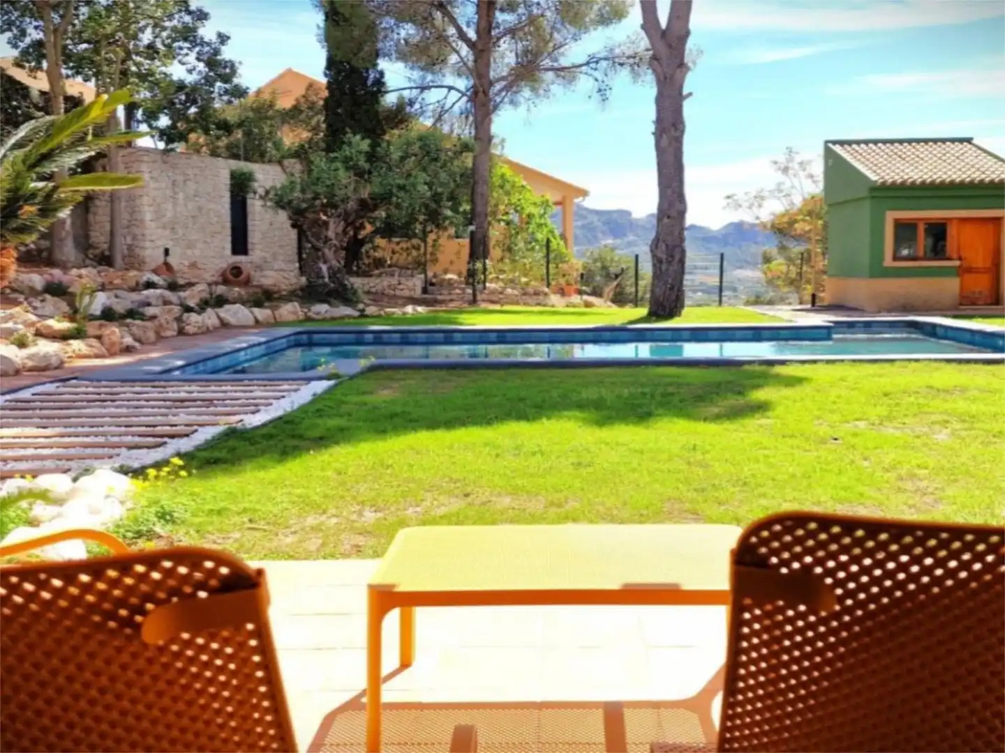Jardí de Casa o xalet de lloguer en Gandia amb Aire condicionat, Calefacció i Jardí privat