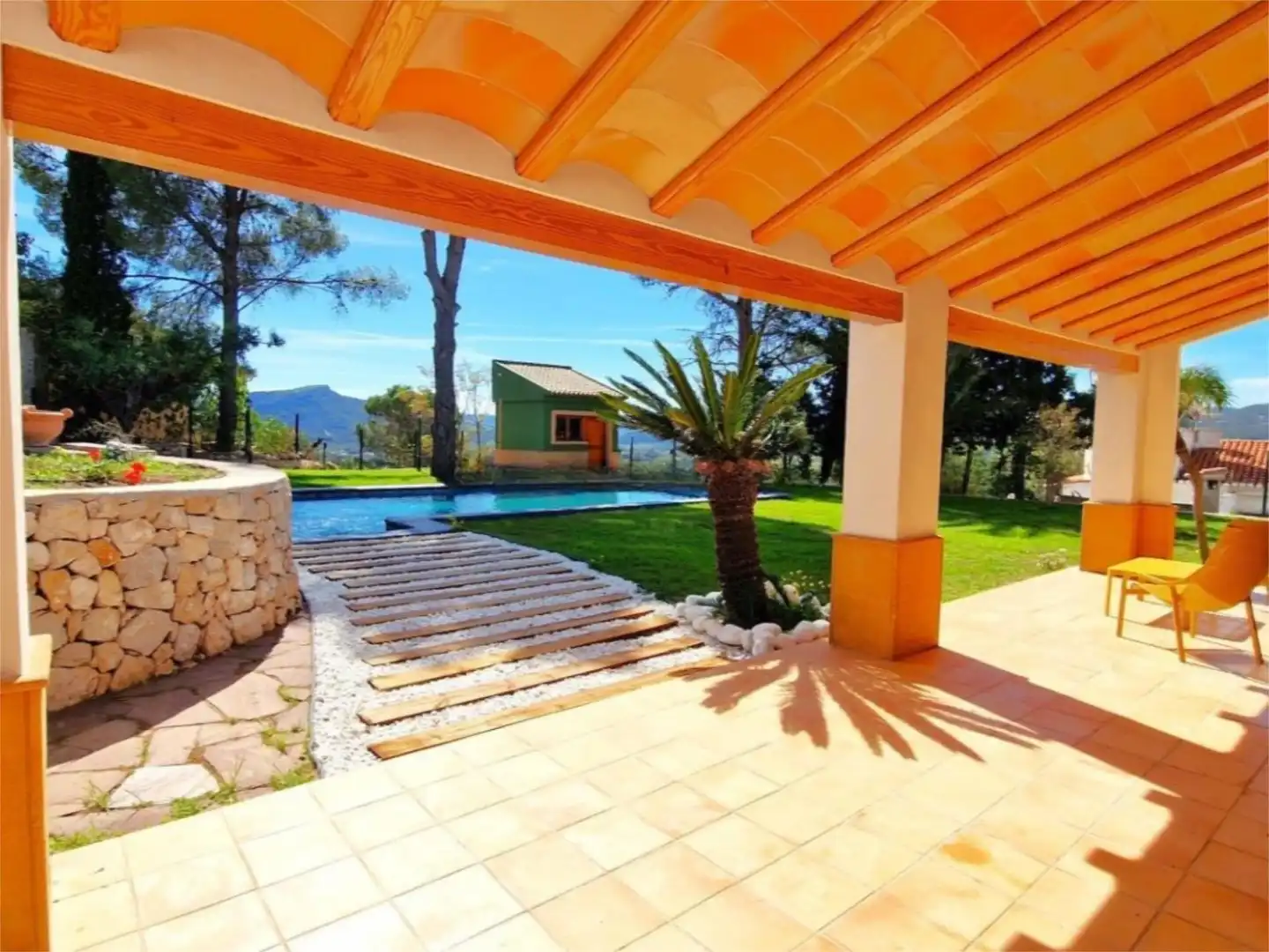 Terrassa de Casa o xalet de lloguer en Gandia amb Aire condicionat, Calefacció i Jardí privat
