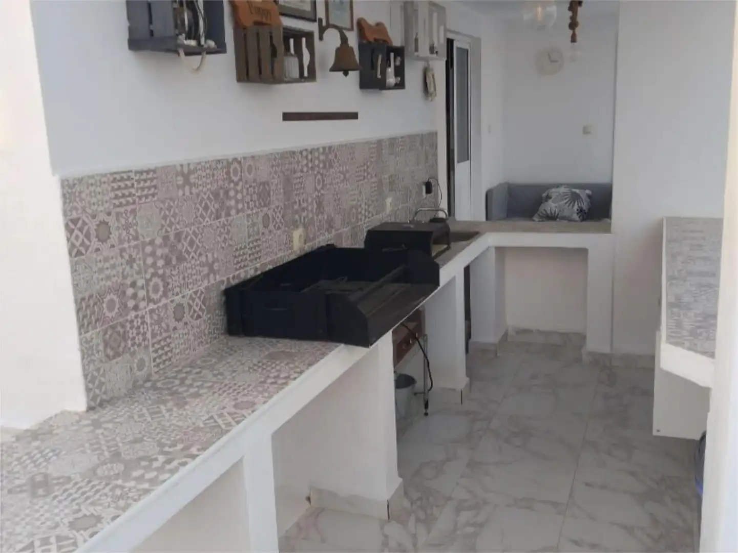 Piso en venta en Calle Ajedreas, 90, Mazarrón Casco Urbano Cocina de Piso en venta en Mazarrón con Aire acondicionado, Calefacción y Jardín privado