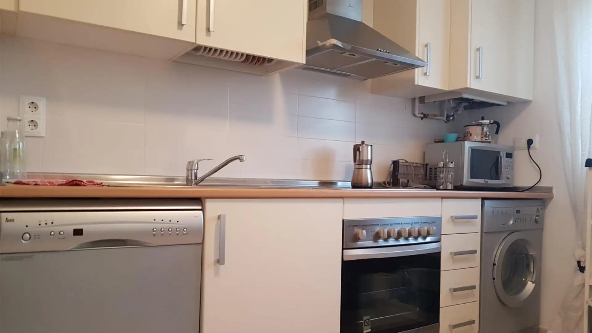 Cocina de Apartamento en venta en  Murcia Capital con Aire acondicionado, Terraza y Piscina