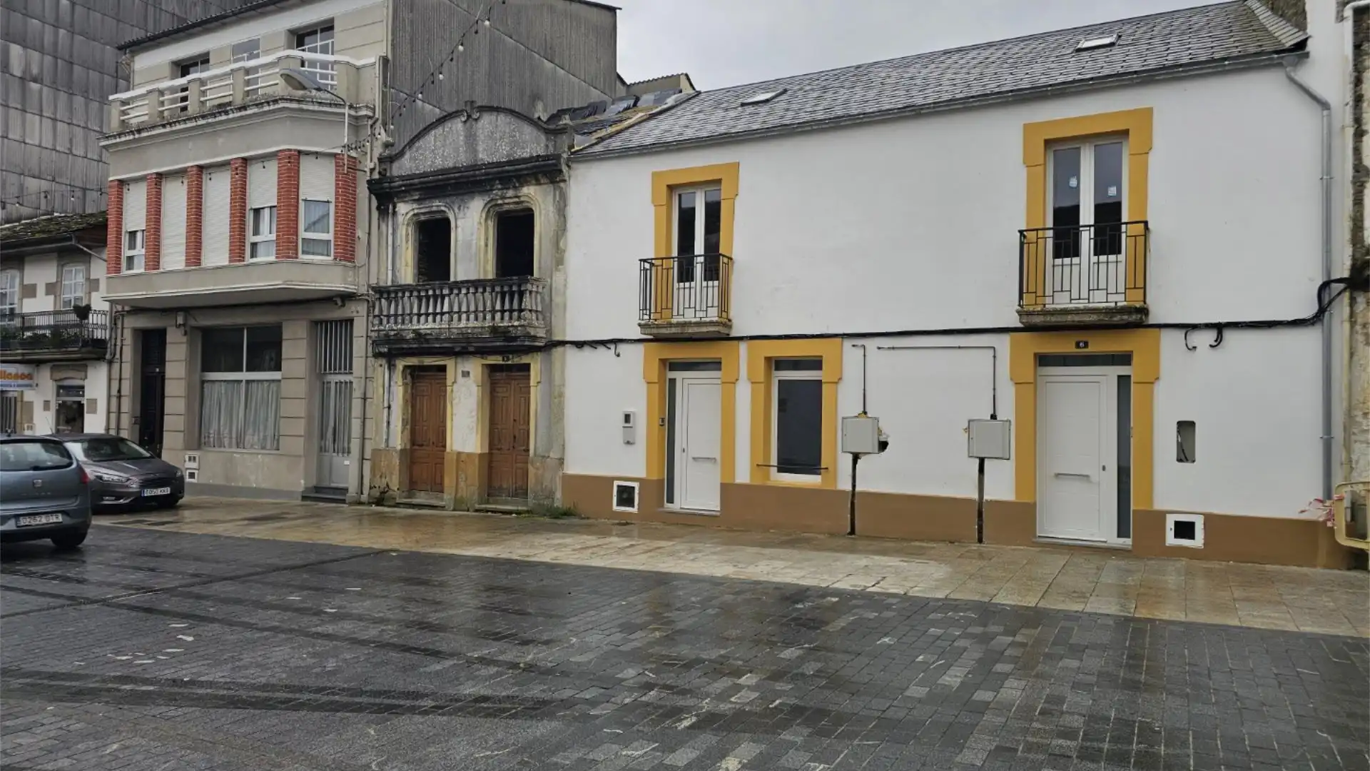 Exterior view of Single-family semi-detached for sale in Rábade  with Heating