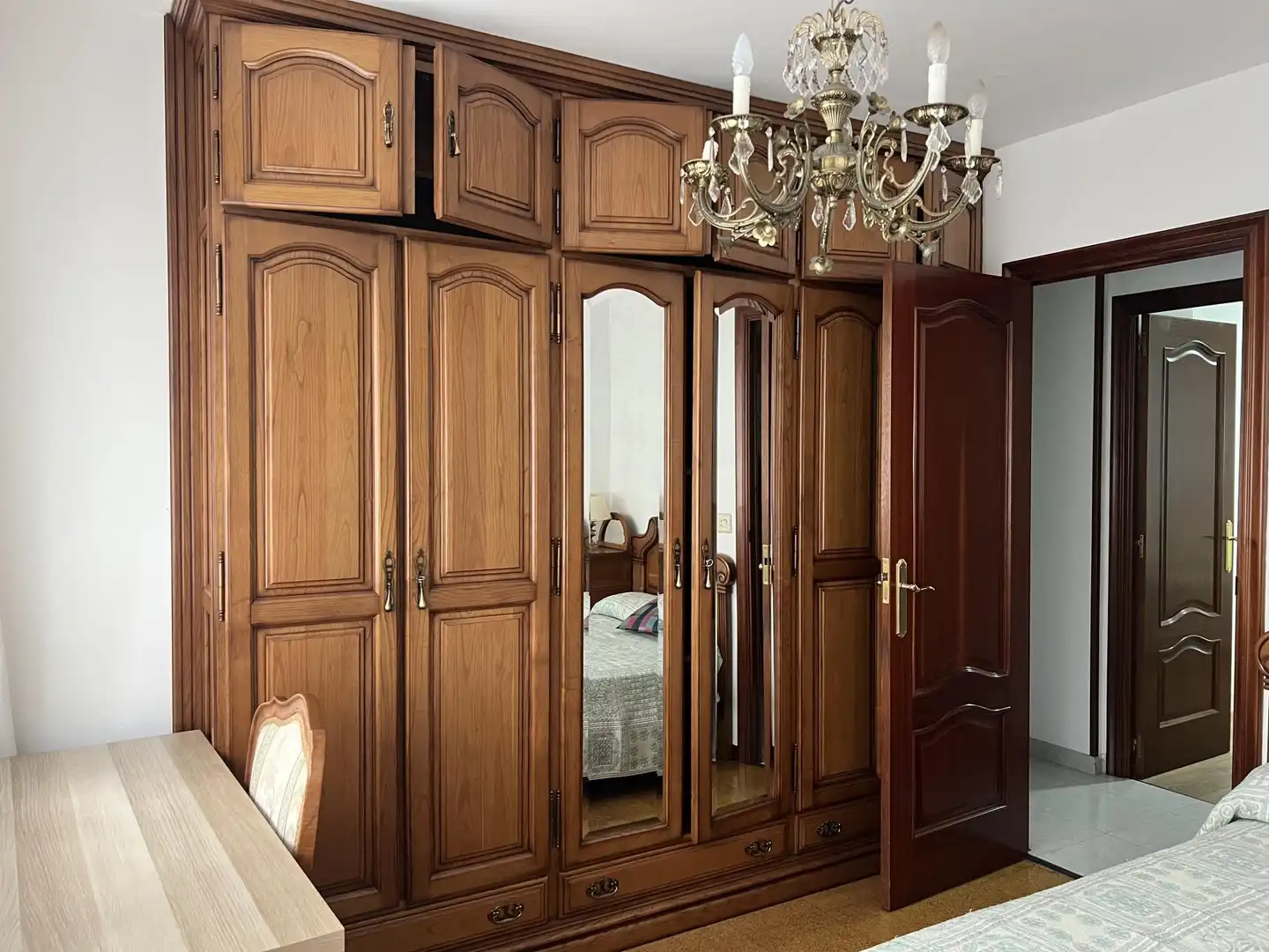 Schlafzimmer von Wohnung zur untervermieten in A Coruña Capital  mit Möbliert