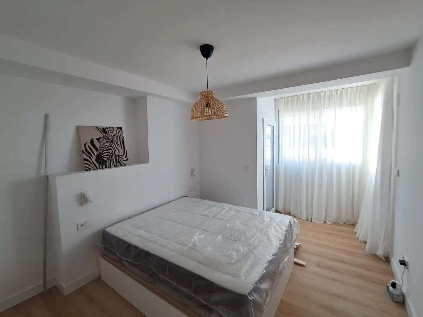 Flat for rent in Avenida Duque de Ahumada, Playa Bajadilla - Puertos Bedroom of Flat for rent in Marbella with Air Conditioner, Heating and Parquet flooring