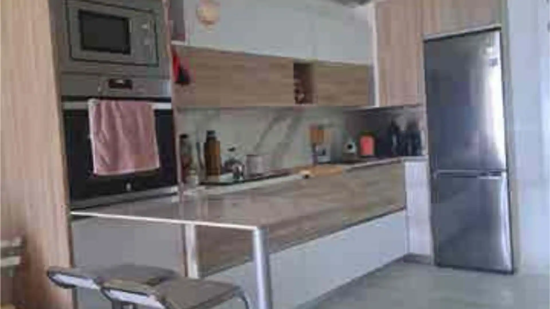 Cocina de Apartamento de alquiler en Vícar con Piscina y Amueblado