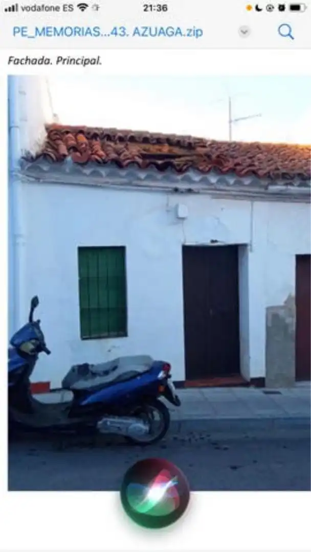 Vista exterior de Casa o xalet en venda en Azuaga amb Terrassa