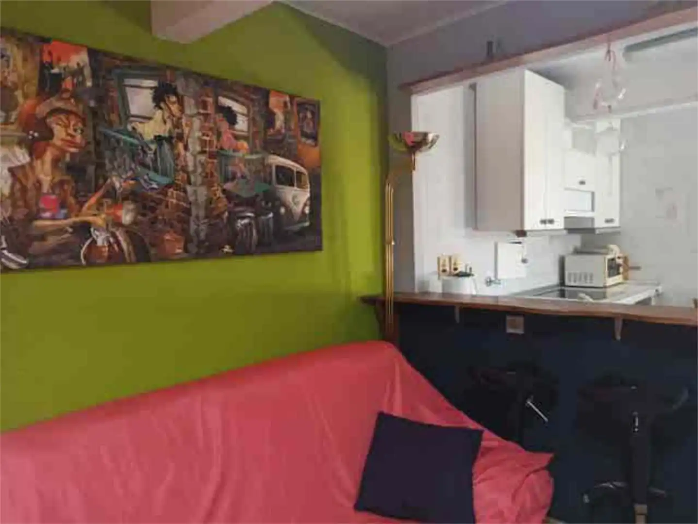 Sala de estar de Piso en venta en Huesca