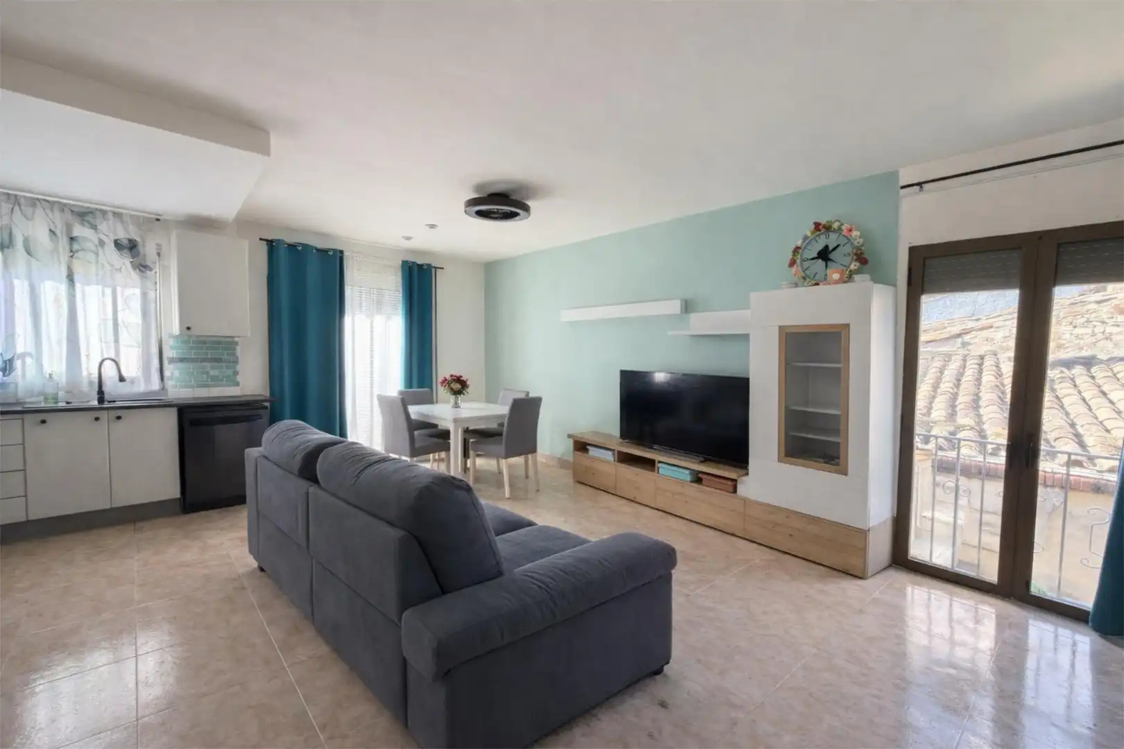 Sala d'estar de Pis en venda en Tàrrega amb Aire condicionat i Terrassa