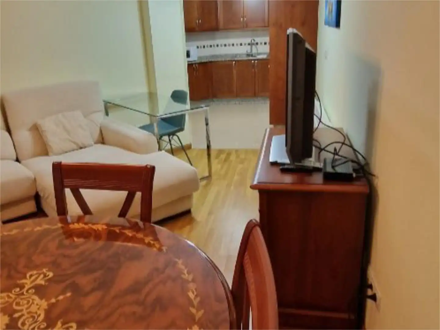 Wohnzimmer von Wohnung zum Verkauf in Cedeira mit Heizung, Parkett und Möbliert