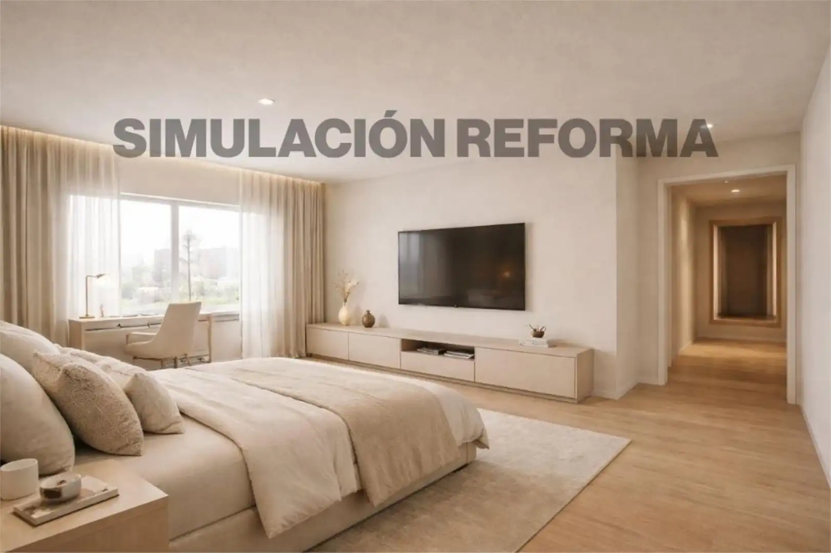 Attic for sale in Avenida de Pío XII, 94, Castilla Bedroom of Attic for sale in Madrid Capital with Air Conditioner, Terrace and Swimming Pool